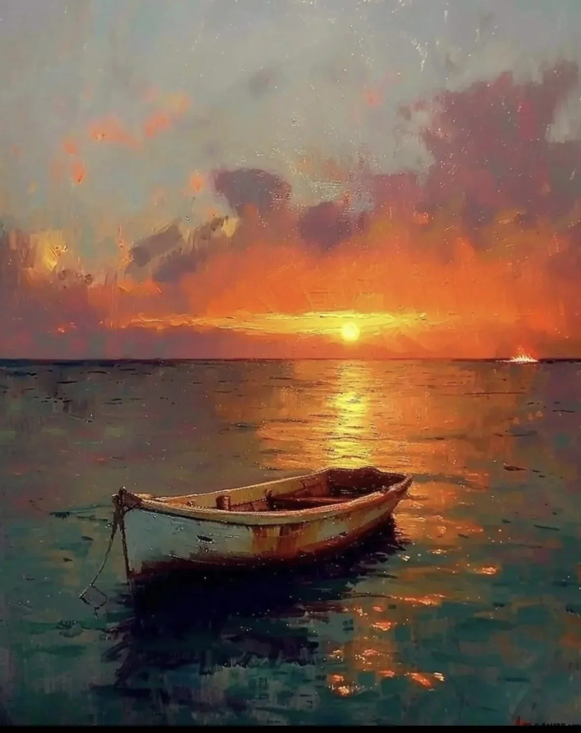 Sunset over Water
