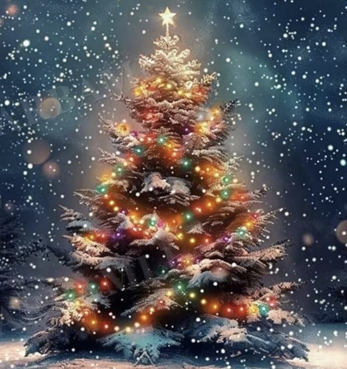 Glow & Paint- Christmas Tree
