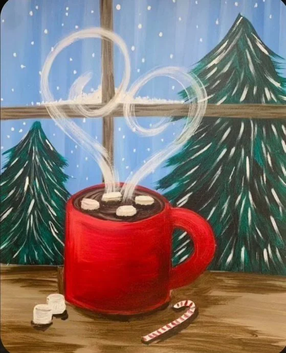 Christmas Morning- Paint & Sip with Arbonne