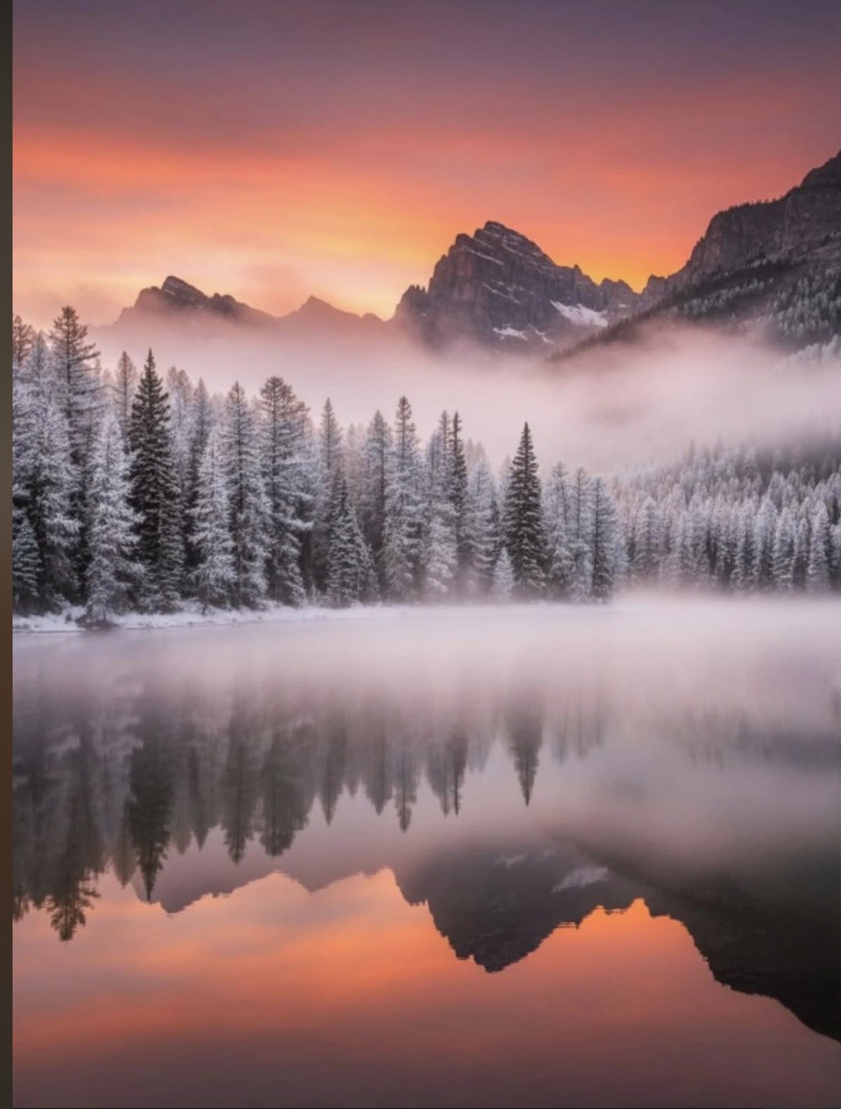 Paint & Sip- Snowy Mountain