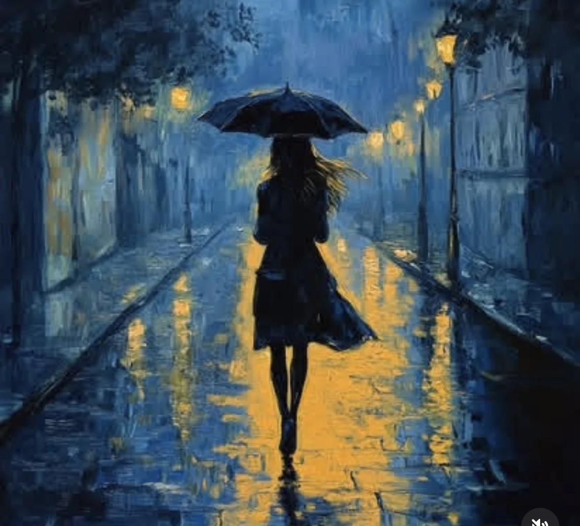 Glow & Paint- Rainy Evening