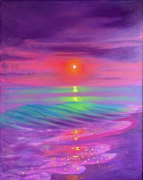 Paint &amp; Sip: Fluorescent Sky 