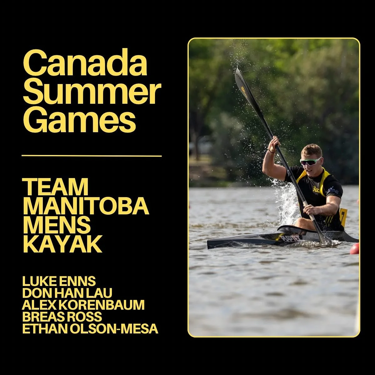 Canada Summer Games 2025 is just over a week away! Meet our Men&rsquo;s Kayak and Men&rsquo;s Canoe athletes representing Team Manitoba in St. John&rsquo;s. 

#mbpaddling #wepaddle #canoekayakcanada #teamtoba #herdofus