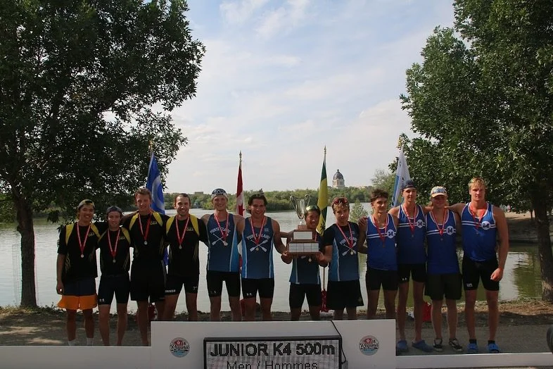 CKC Sprint Champs - Day 3
CONGRATULATIONS TO OUR DAY 3 MEDALIST!!
🥈Don-Han Lau, Simon Hunt, Luke Enns, James Lavall&eacute;e - SILVER - Junior Men&rsquo;s K4 500m
🥈Stephanie Juarez-Beaulieu, Hannah Wintoniw - SILVER - Junior Women&rsquo;s C2 500m

