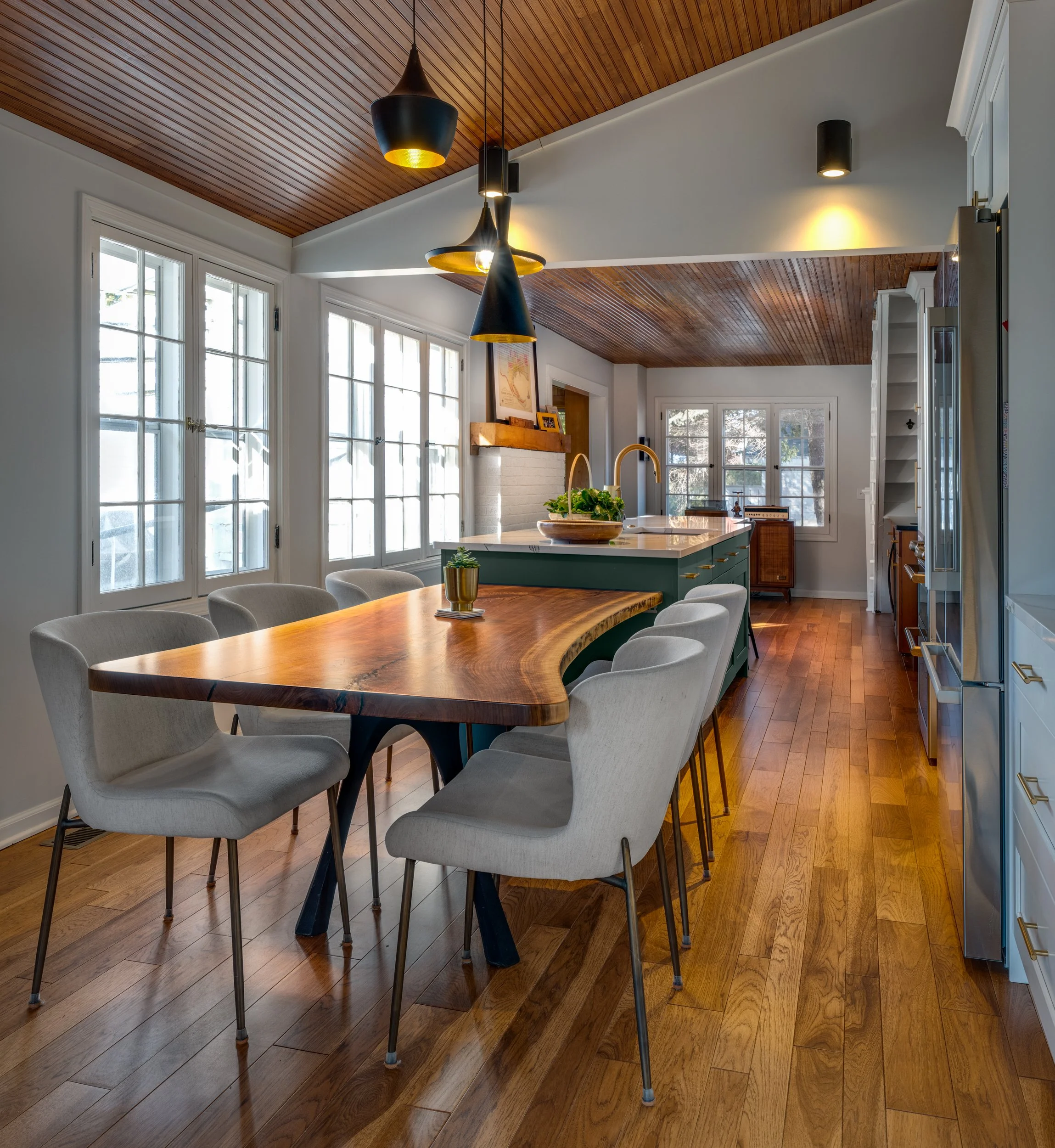 Contemporary Transitional Kitchen Remodel by Kimble + Kimble LLC - Petoskey Michigan Interior Designer & Architect project photo