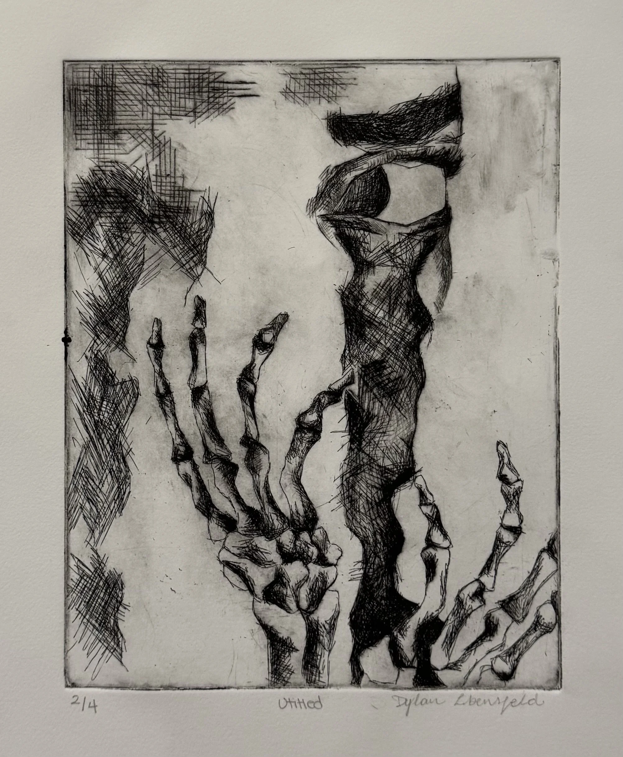 Etching Print, 9 x 12 in