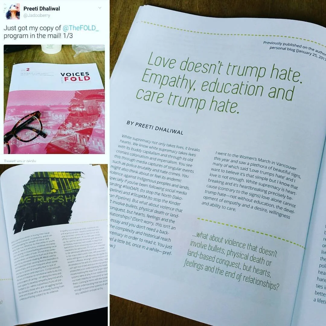 Image of Festival of Literary Diversity Program, Preeti Kaur Dhaliwal's nonfiction essay