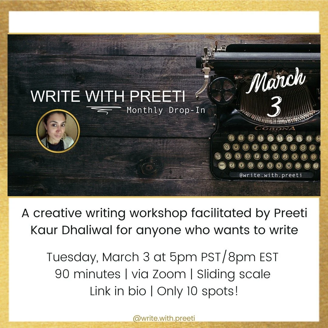 Hi darlings, the next drop-in writing workshop is Tuesday, March 3 at 5pm PST/8pm EST! It's already a little over half-full so if you're thinking about signing up, I highly recommend doing it sooner rather than later! Link in bio 🔗

If you're lookin