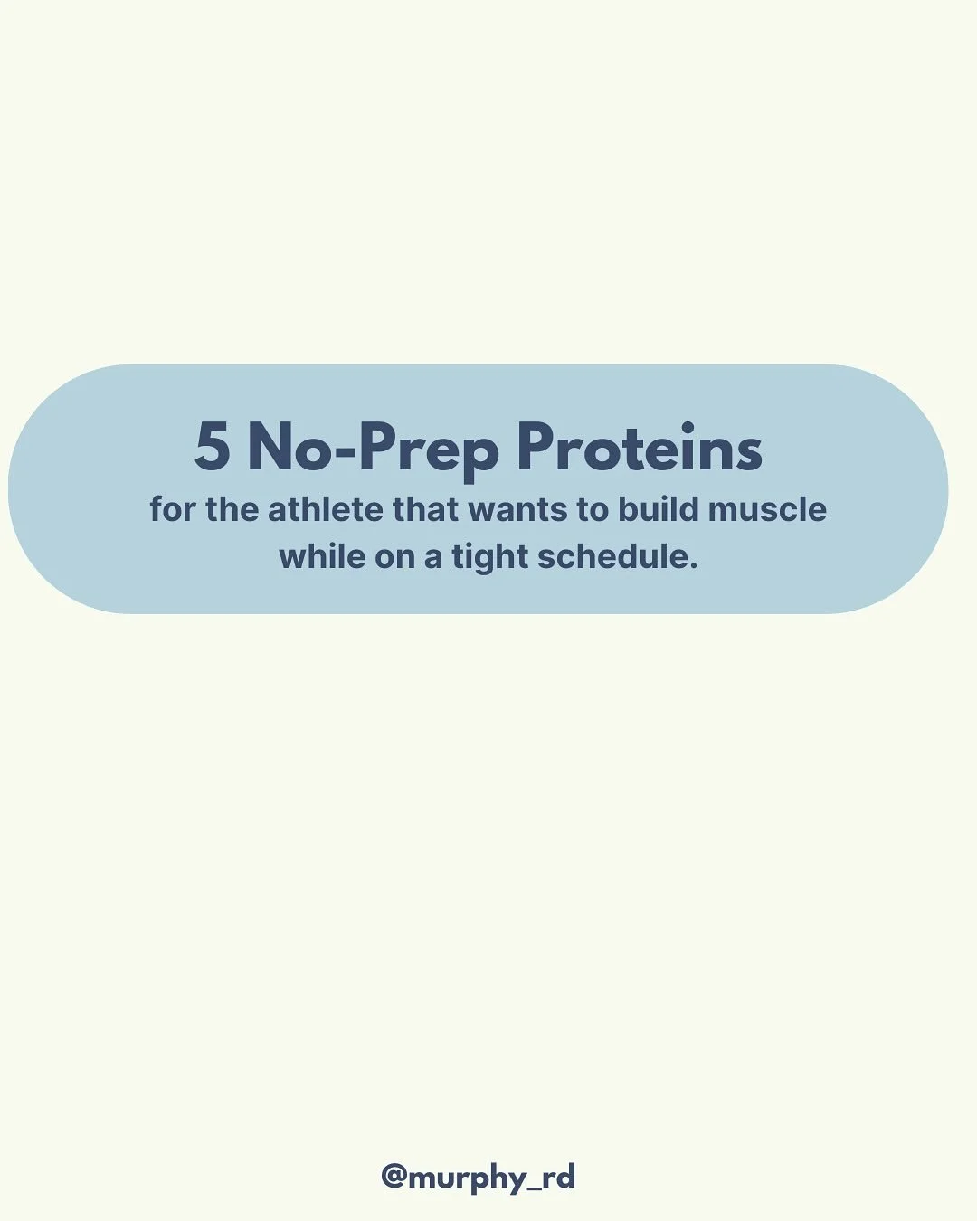 If you&rsquo;re like the athletes I work with, you&rsquo;re on a tight schedule with school, practice, training and more which can make getting in enough of the right nutrients like protein challenging. 

But have no fear, I&rsquo;m here to hook you 