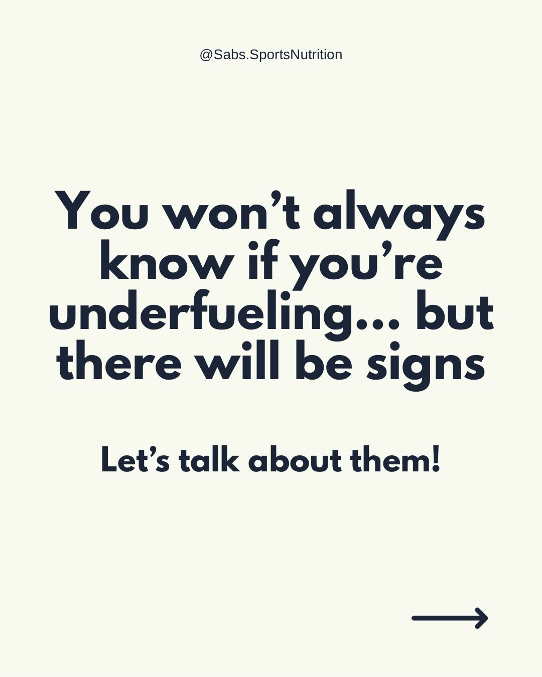 We&rsquo;re a few weeks into the spring season and now is the perfect time to check in with yourself. 

How are you energy levels? 
Are you recover in better games?
Do you feel strong from the start of the game to the finish? 

Underfueling can sneak