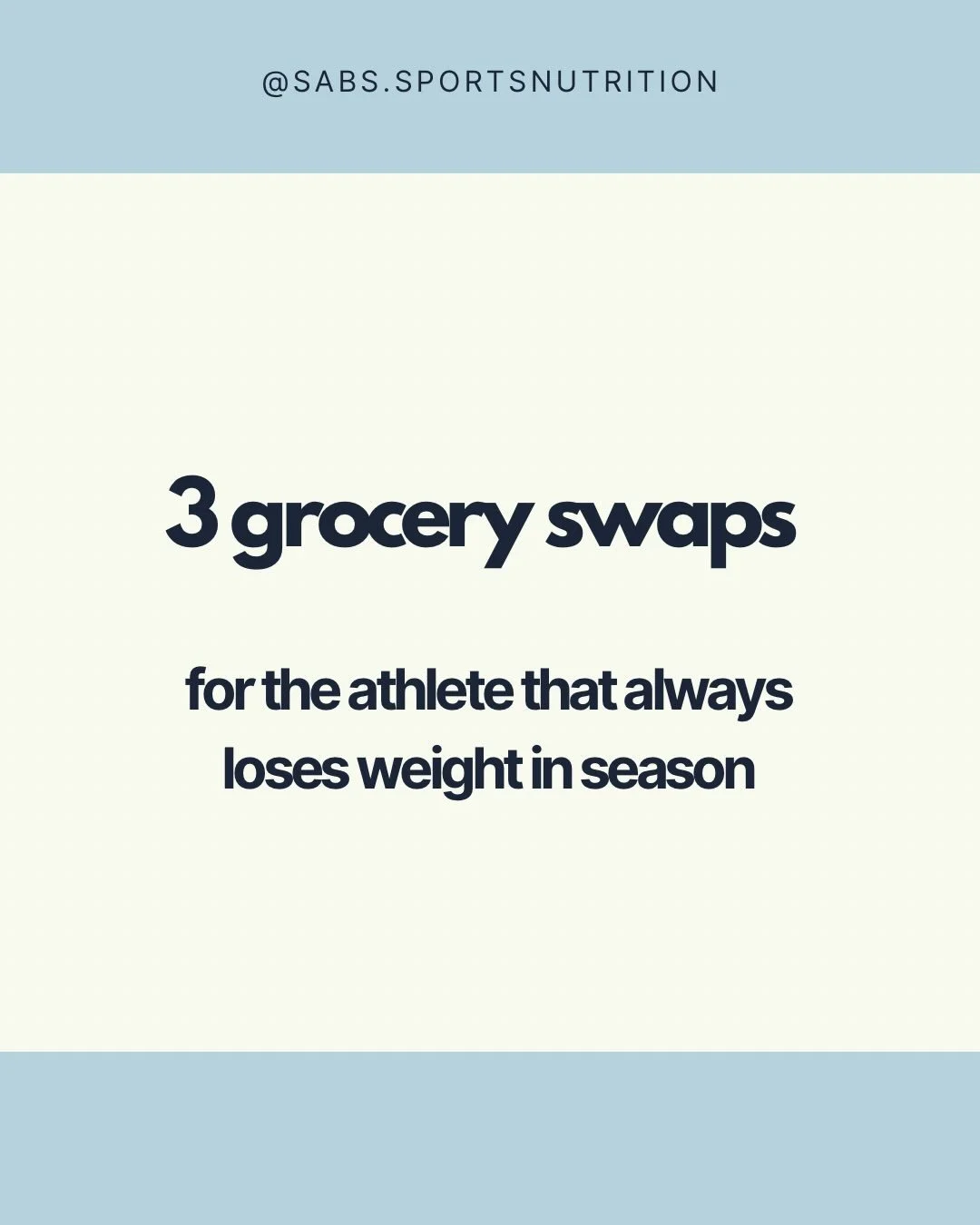 If you&rsquo;re losing weight in season we need to have a little chat! 

Weight loss in season is related to eating below your energy needs. And when you&rsquo;re training 15+ hours a week, it can be really easy to miss the mark on how much food you 