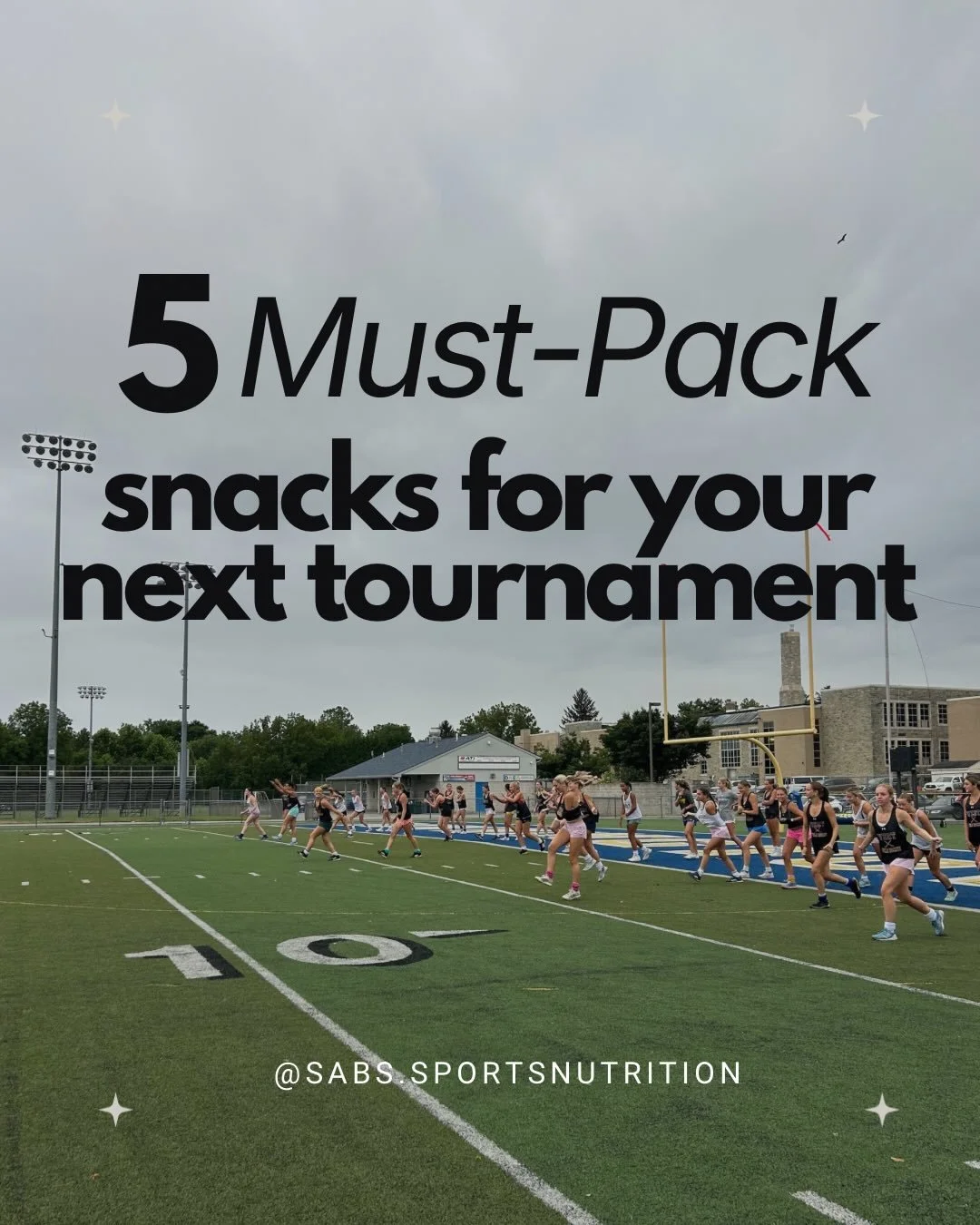 If I had a tournament this weekend, I wouldn&rsquo;t leave the house without these 5 snacks. 

While balanced meals are going to be responsible for your overall energy levels and recovery, strategically planned snacks can help fill the gaps between m