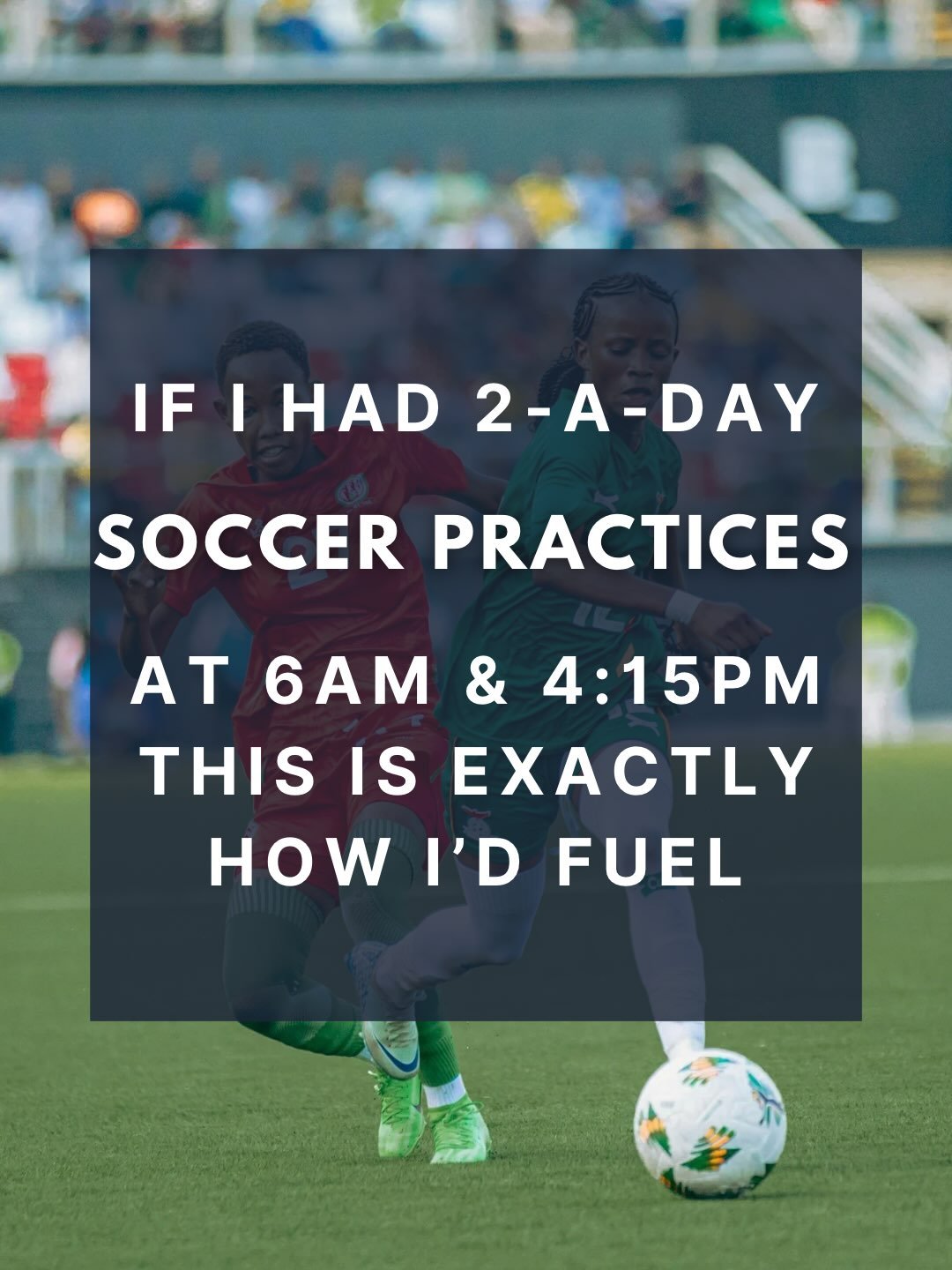 Preseason brings higher intensity and higher volume training sessions. While the hours of practice and training you did this summer have prepared you for this point, the right nutritional strategies will help you get through preseason. 

Your goal is