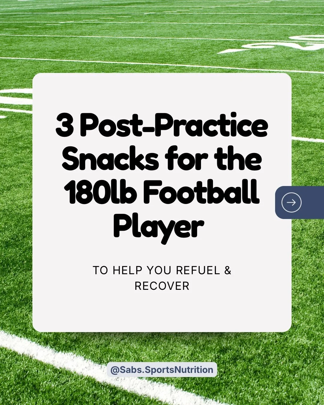 The right snack after practice can start your recovery off on the right foot. 

Many athletes are quick to prioritize protein but either skimp on the carbs are fail to include them at all. 

If you want to repair &amp; build new muscle tissue and be 