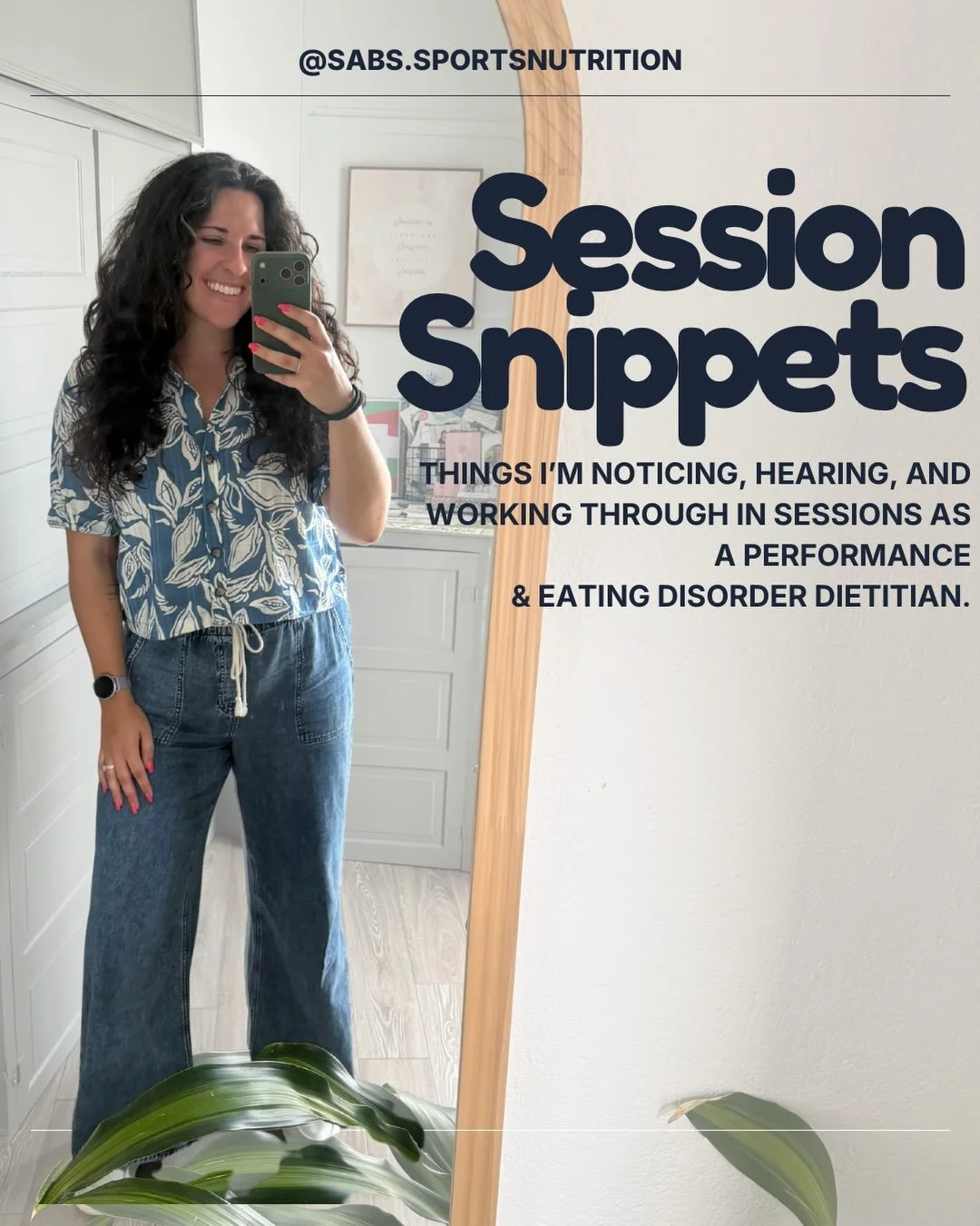 Happy Friday. We&rsquo;re back with another weekly recap of what&rsquo;s been going on in my sessions as a sports and eating disorder dietitian. 

This week included some new athletes as well as ones who are adapting to new schedules with the start o