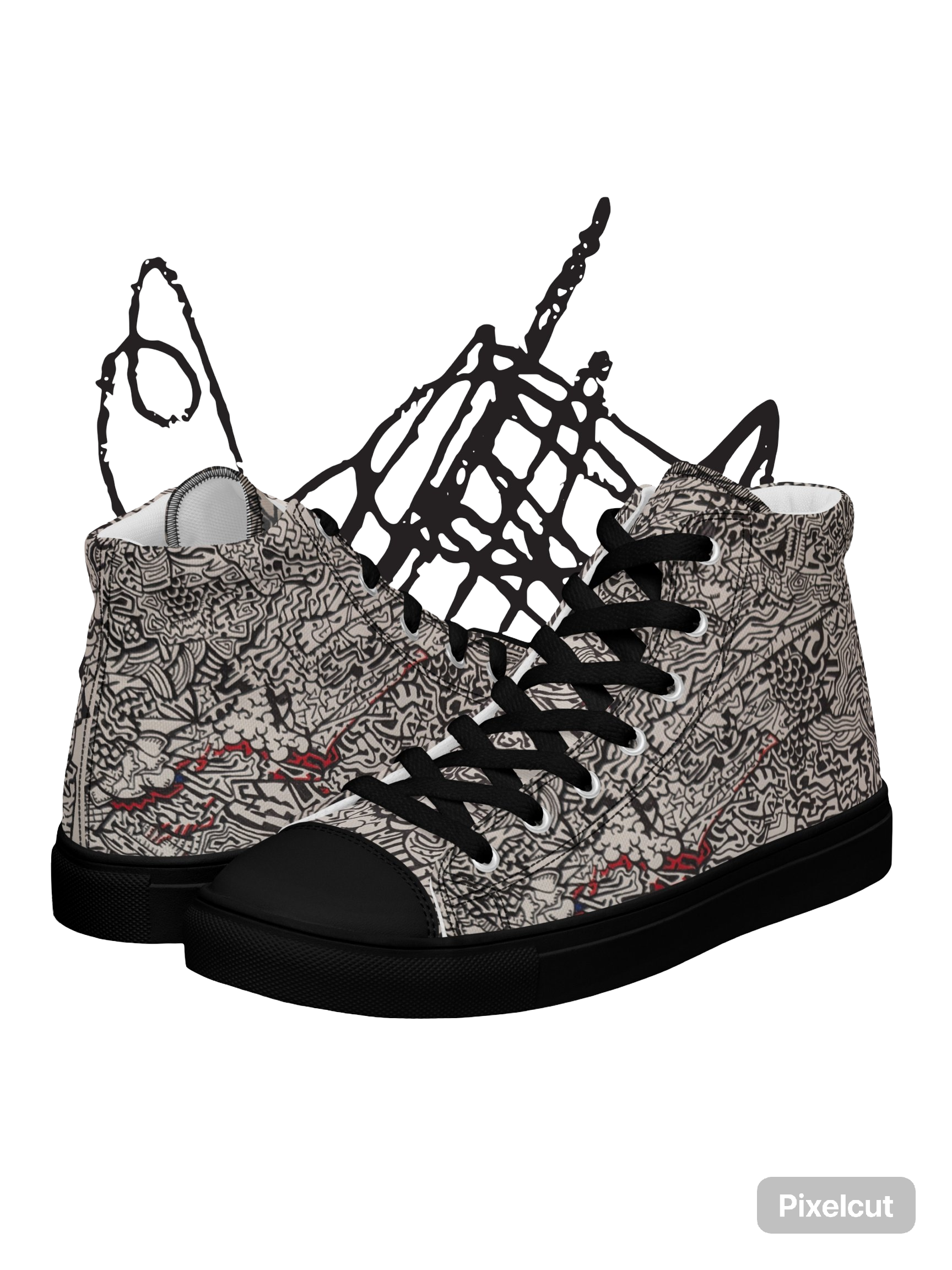 Kick It High Top canvas shoes