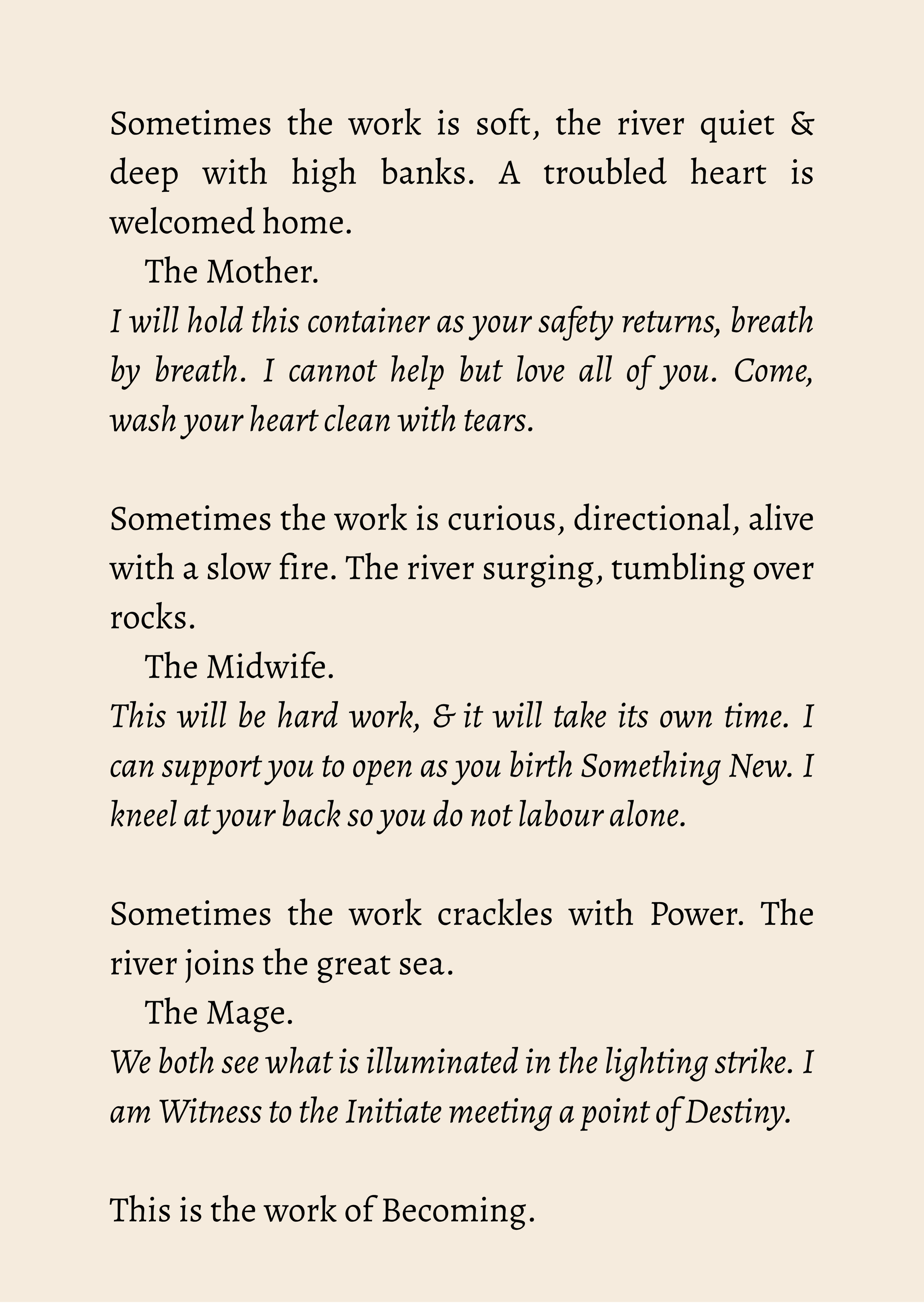 Poem by Jade Fisher holistic psychotherapist