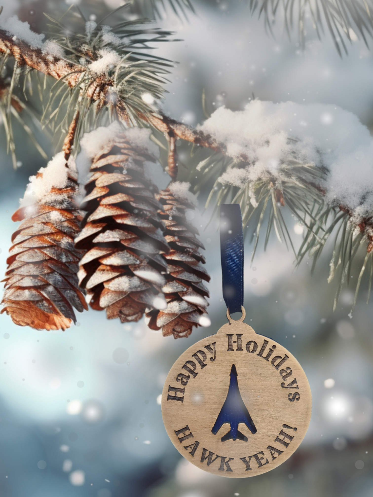 Wholesale Personalized Laser-Cut Wood Holiday Ornaments – Custom Engraved Christmas Decoration for Tree or Gift