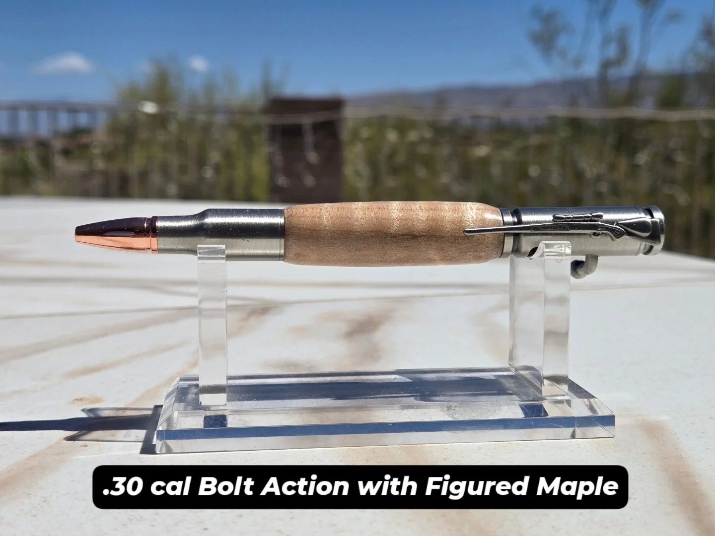 Bolt Action Wooden Pen – Handmade Wood Ballpoint Pen