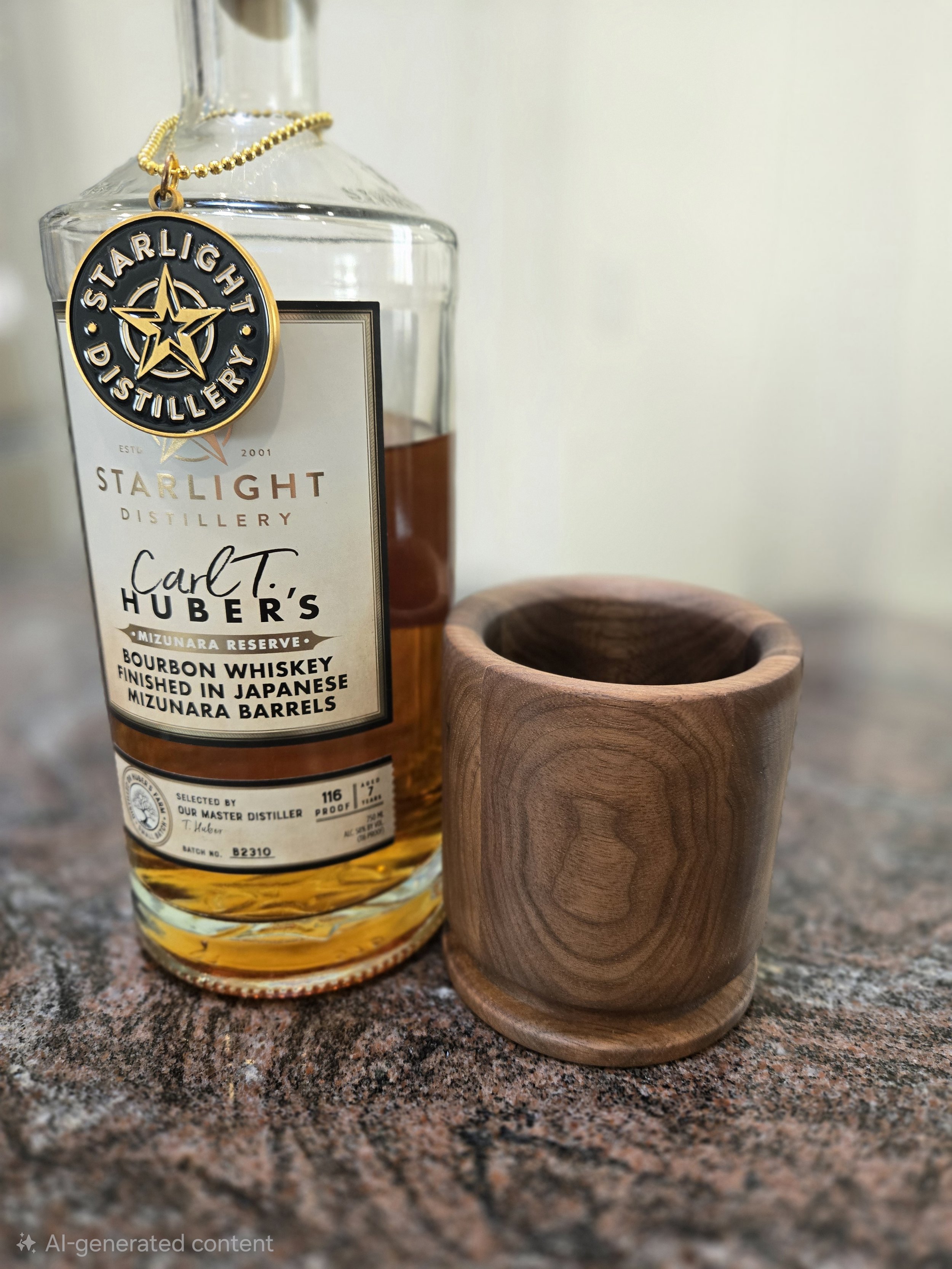 Deep, rich, and naturally warm in tone, black walnut offers a refined, understated drinking experience. Its smooth feel and darker character make it a favorite for evening pours and quiet moments.