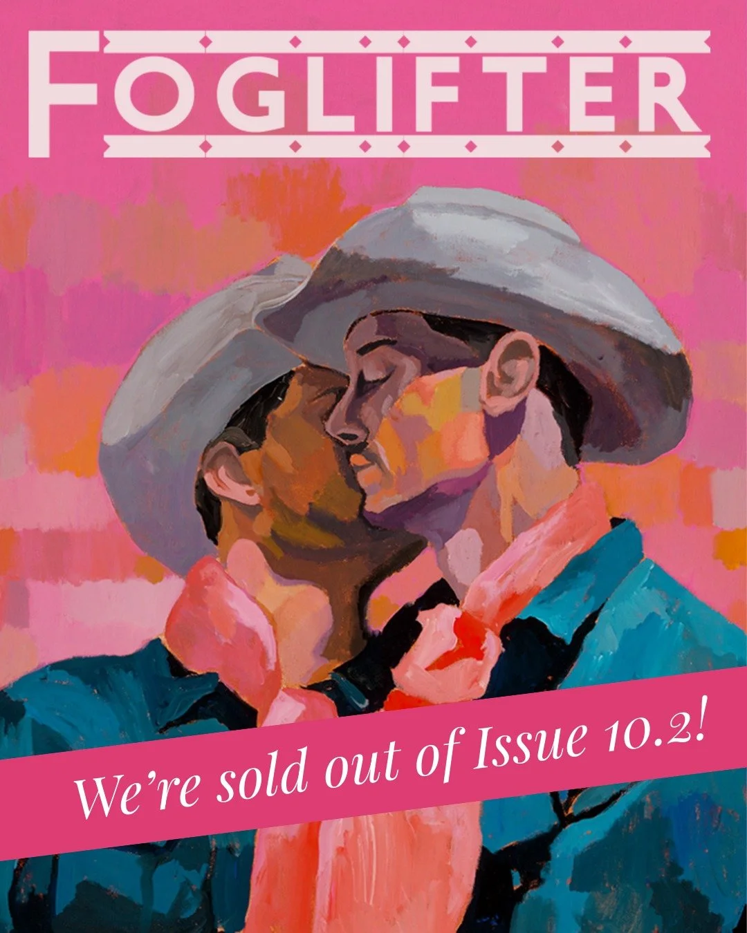 That's all folks! We're officially sold out of Issue 10.2! 🤠🌵 

A very special thanks to our cover artist @anthonyhurd, our guest editors Summer Farah (Poetry), @thestevenarcher (Fiction), &amp; @noamkeim (Hybrid/Nonfiction; all of our contributors