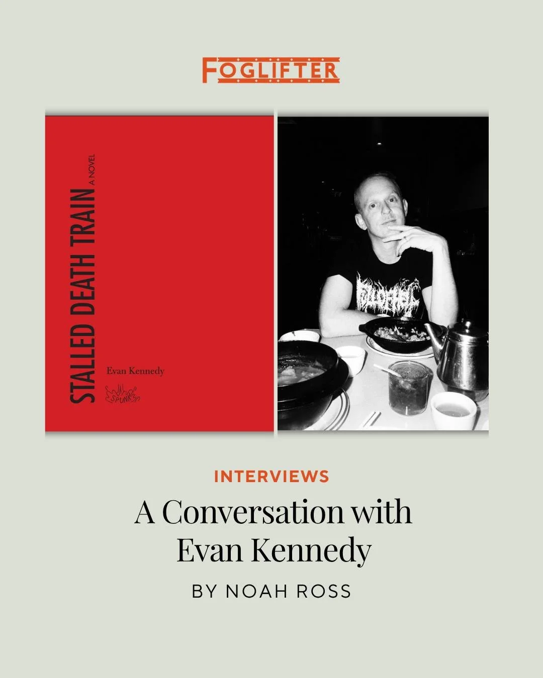 "STALLED DEATH TRAIN is a dark-humored poet&rsquo;s novel of gay cruising and database crawling. In the aftermath of David Bowie&rsquo;s death, Nick, a burned out office worker and Bowie fanatic, deciphers the legacy and lyrics of his pop icon w