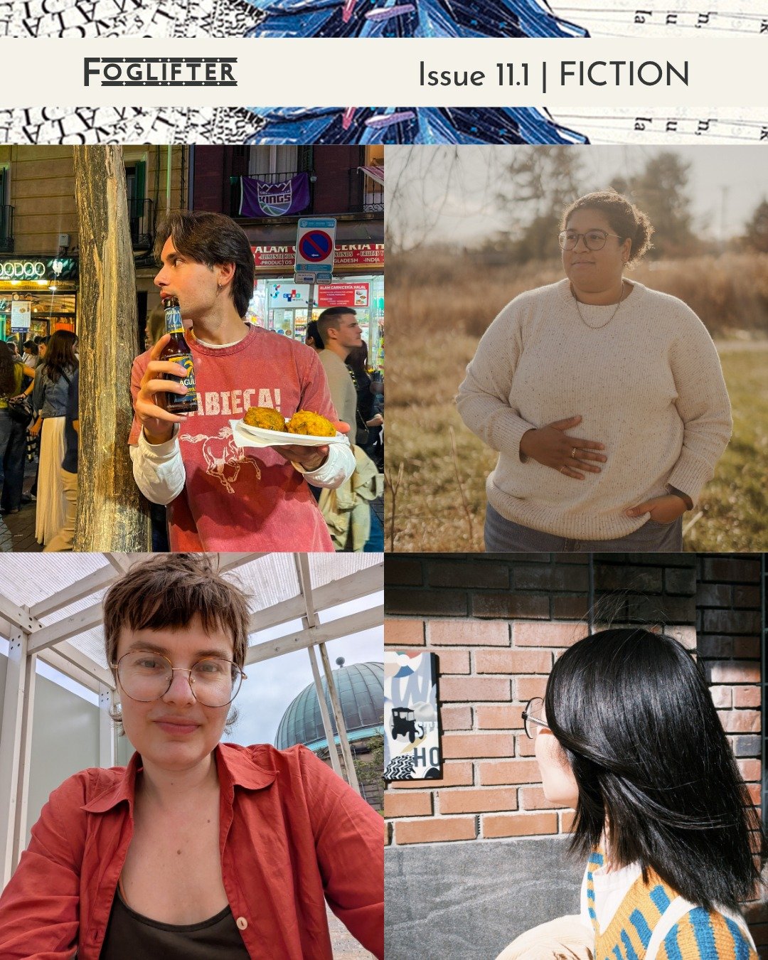 🌸 11.1 FICTION sneak peeks from contributors Alec Evan March, Lauren Saxon, Mae Juniper Stokes, and M.	Sun.

@alecevanmarch
@laurensaxon235
@maejuniperstokes

🔗 Print issue now available in our shop, while supplies last. Link in our bio.

❤️&zwj;🔥