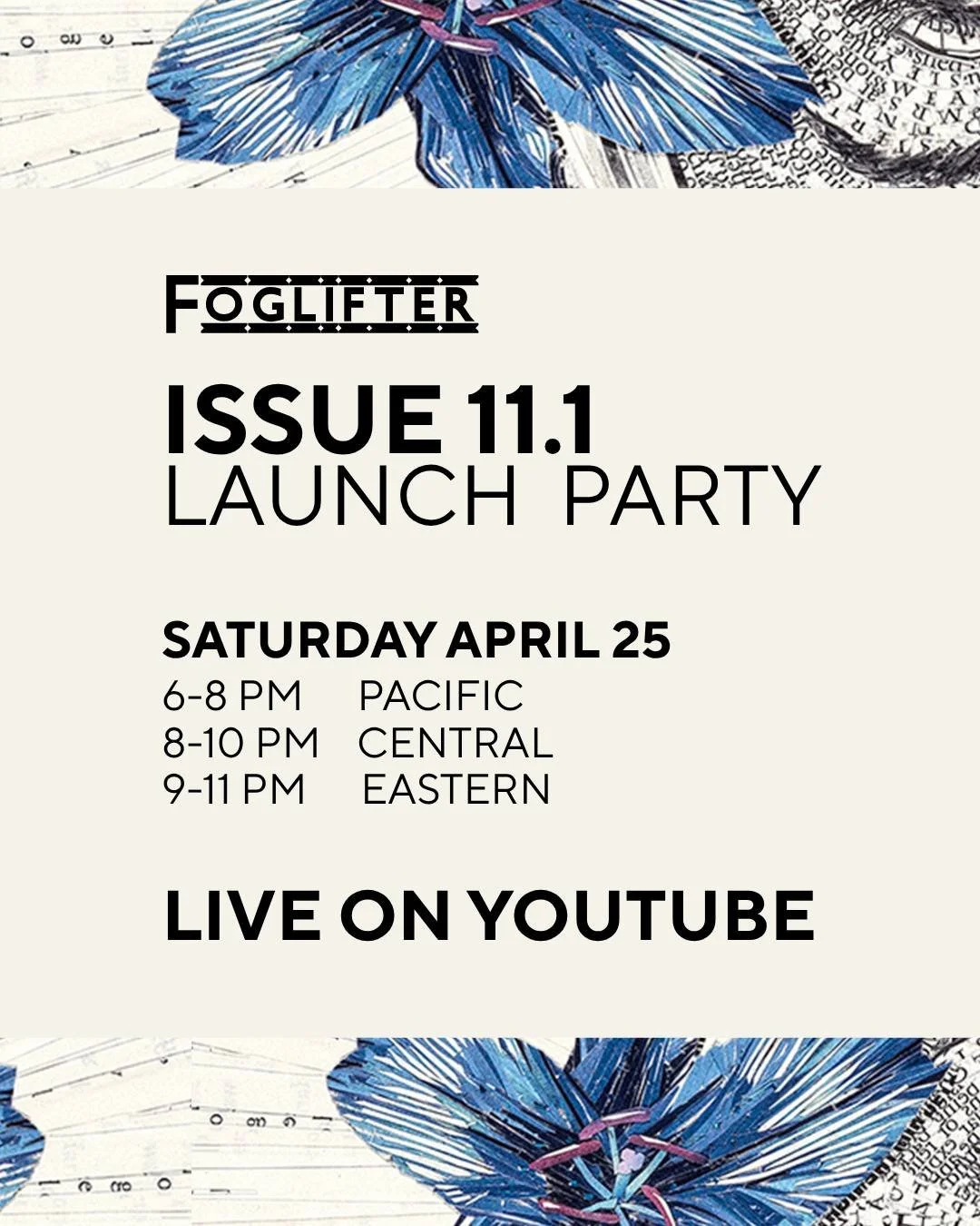Like to watch? Tonight, we're live! ✨ Keep an eye on our YouTube channel for the livestream. Link in our bio.

🗓️ When: Saturday, April 25, 2026, 6-8 pm PT / 8-10 pm CT / 9-11 pm ET
📍 In-Person: The Stud, 1123 Folsom Street, San Francisco, CA 94103