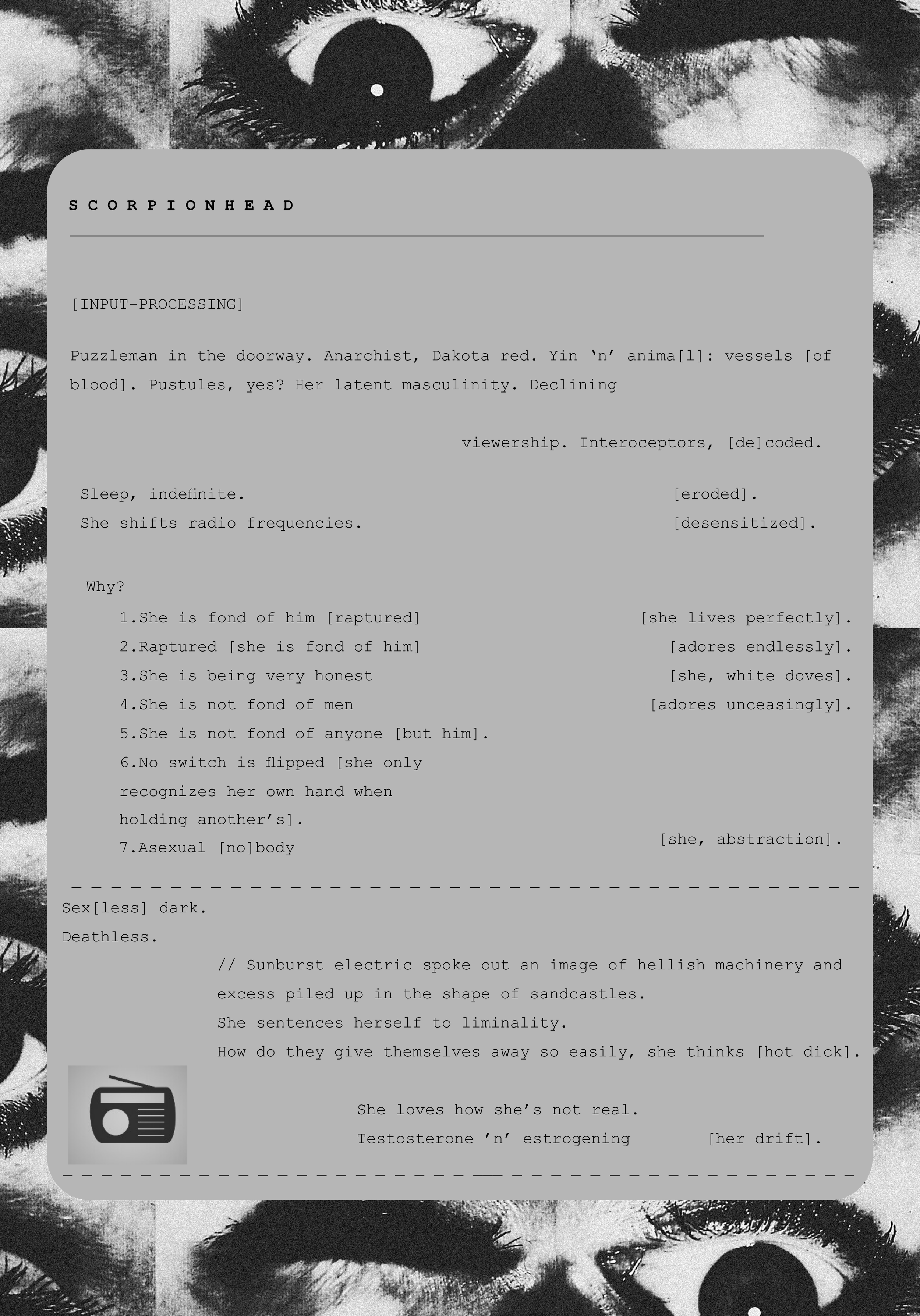 Bryana Dawkins | S C O R P I O N H E A D