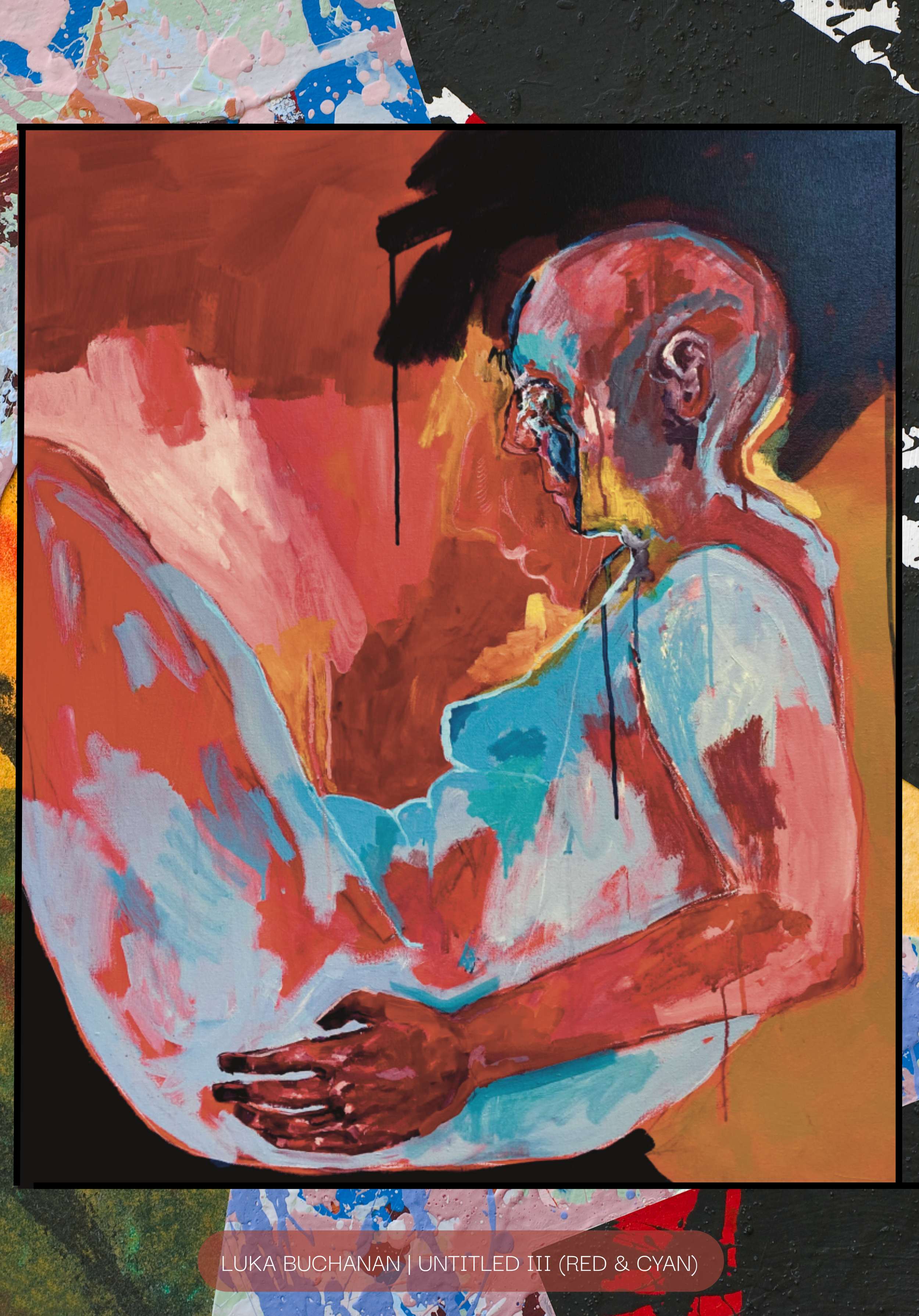 Luka Buchanan | Untitled III (red & cyan)