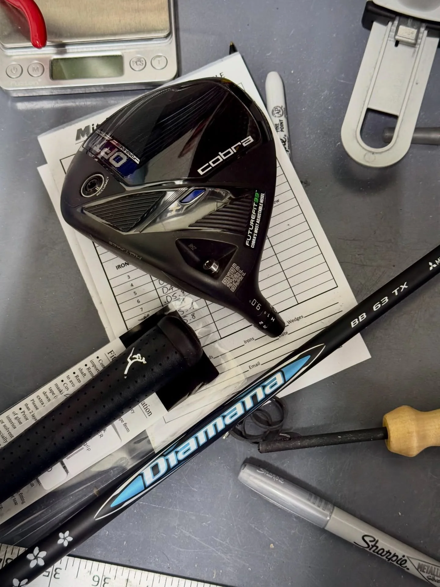 Another week of builds #tdgolfstudio #cobragolf #mitsubishigolfshafts #customgolfclubs