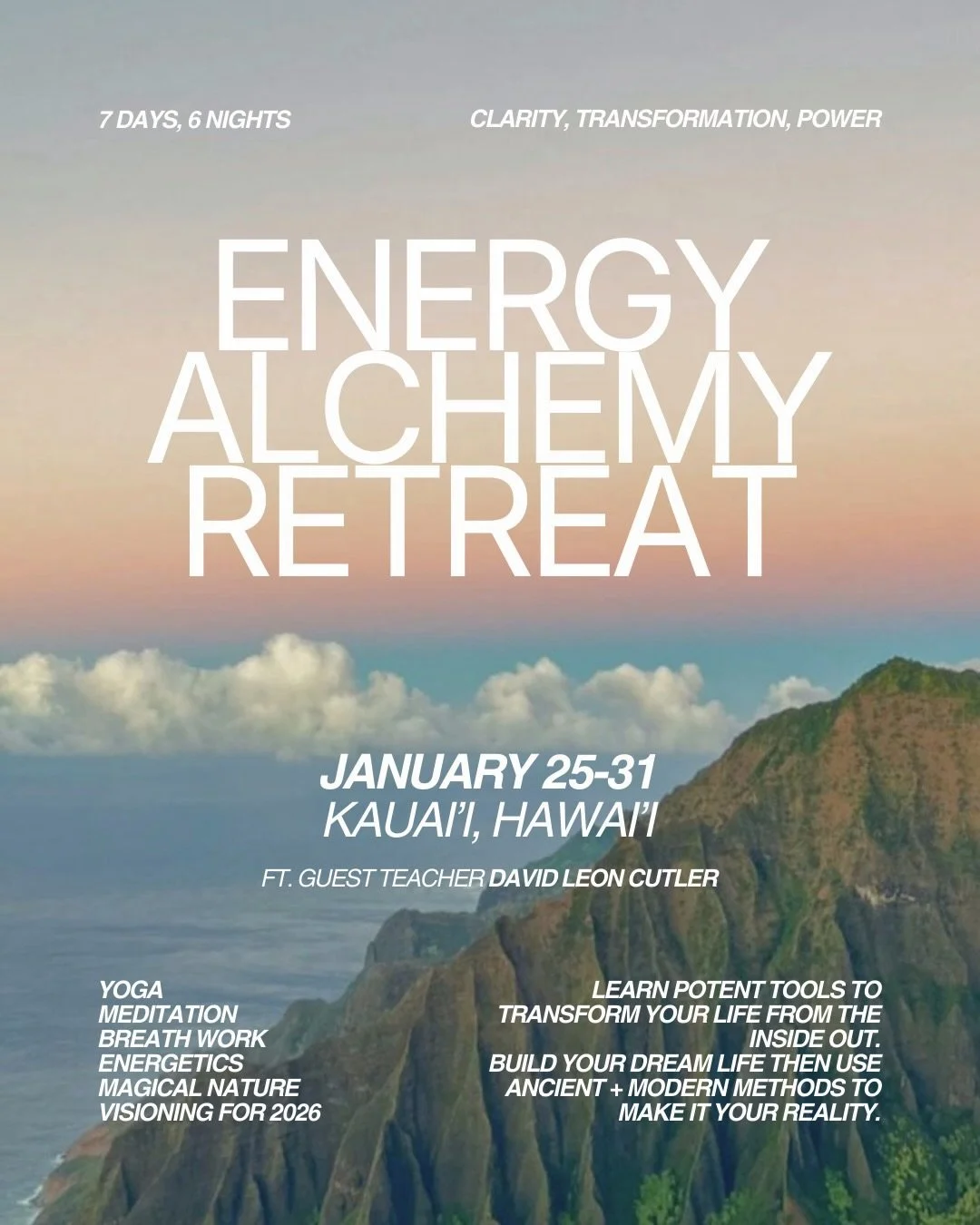 THIS EXPERIENCE IS GOING TO BE (LITERALLY) OUT OF THIS WORLD AND IF YOU ARE READY FOR A RADICAL, BEAUTIFUL, PROFOUND SHIFT IN YOUR LIFE IT . IS . TIME !!! ✨🌈❤️&zwj;🔥

It&rsquo;s time. 

Start 2026 as the most clear, aligned, and empowered version o