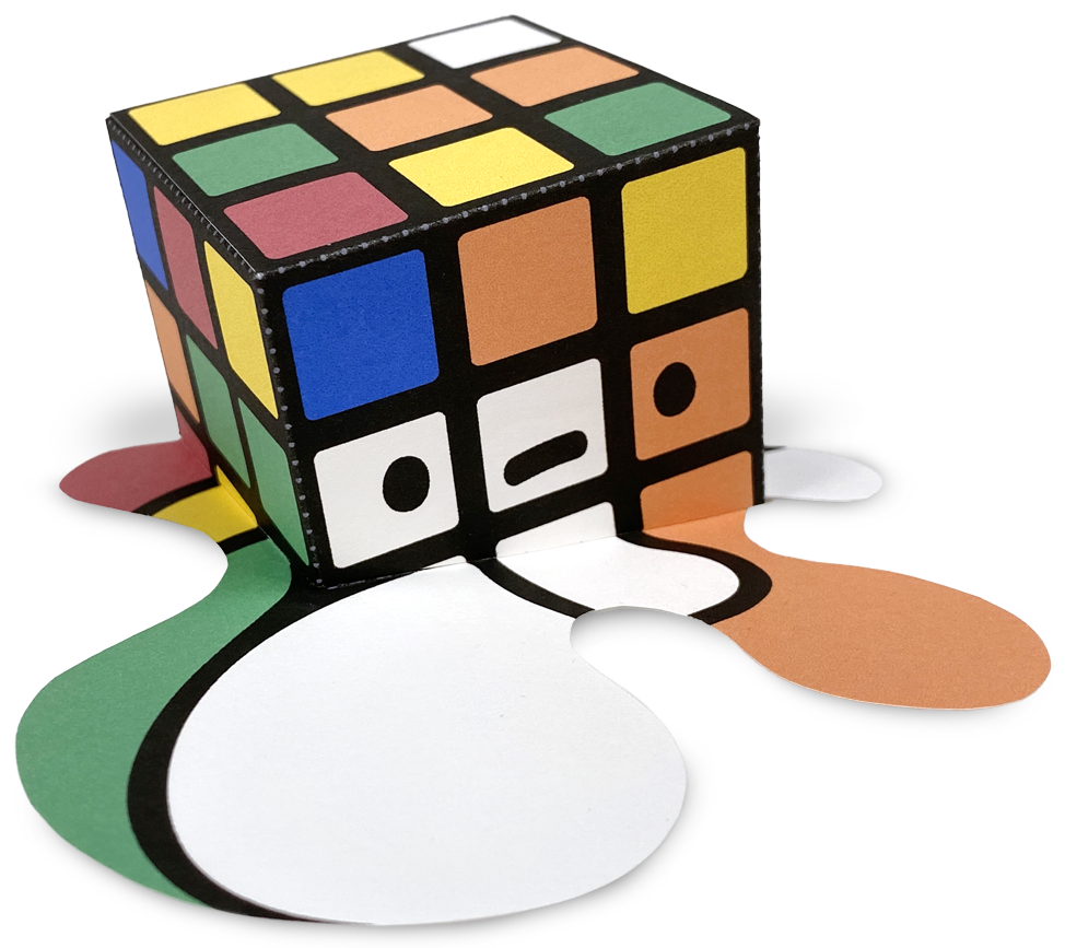 Puzz Optical Illusion Paper Craft