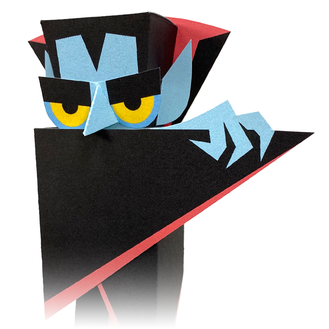 Count Dramula Paper Craft Vampire