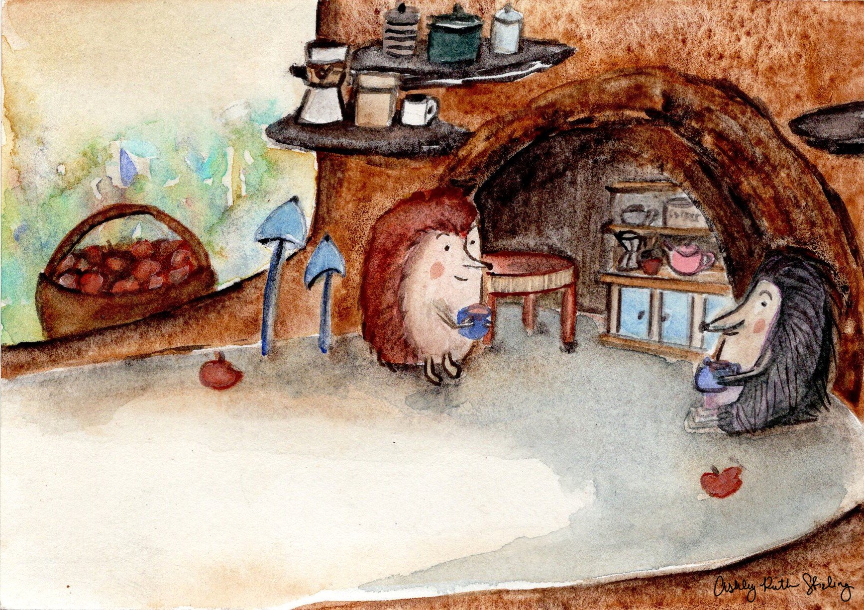 Grab a Cuppa with a Couple of Hedgehogs