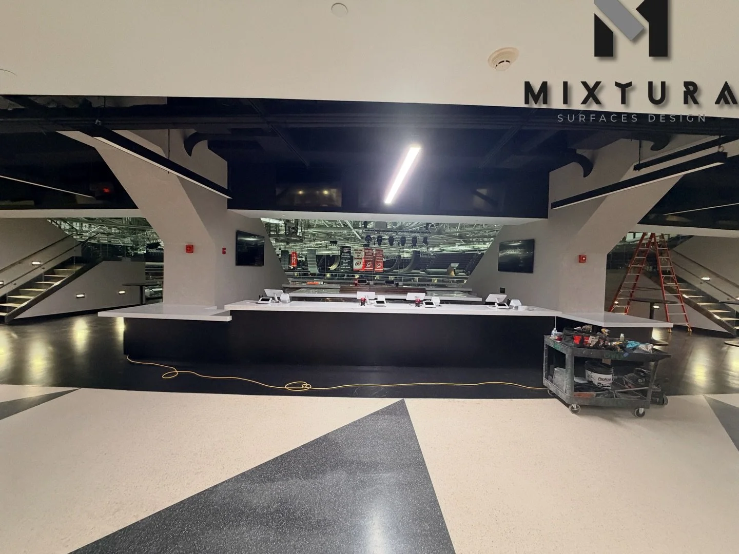 Solid surface installation at the Lenovo Center 🙌

Another clean, durable finish by our team&mdash;built for high-traffic spaces and made to last.

📍 Raleigh, NC
🔧 Mixtura Surfaces

#SolidSurface #RaleighNC #CommercialConstruction #MixturaSurfaces