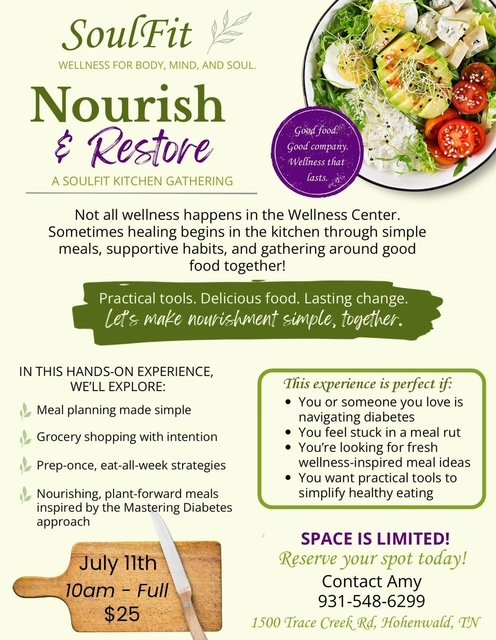 Nourish & Restore Cooking Class
