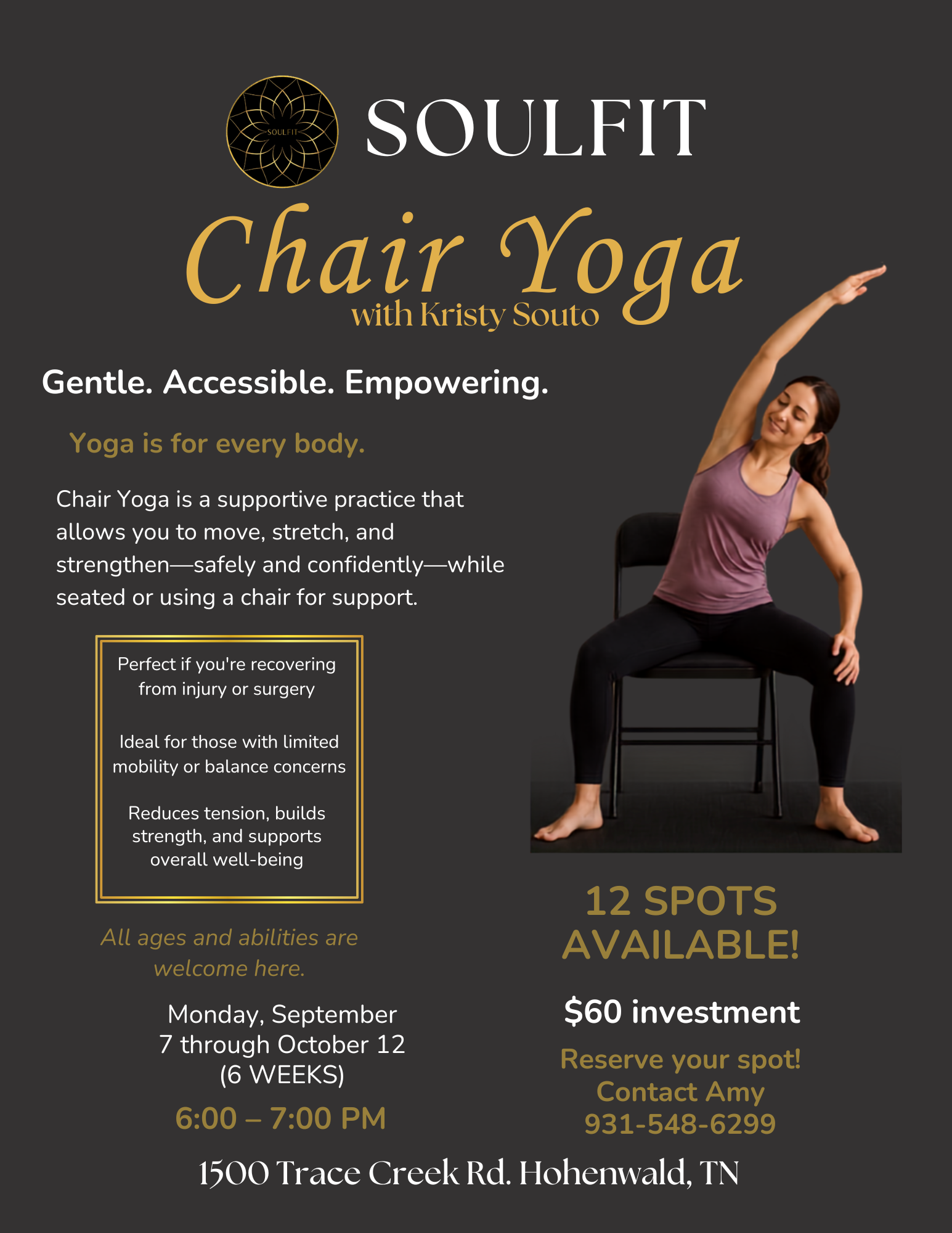 Chair Yoga with Kristy Souto