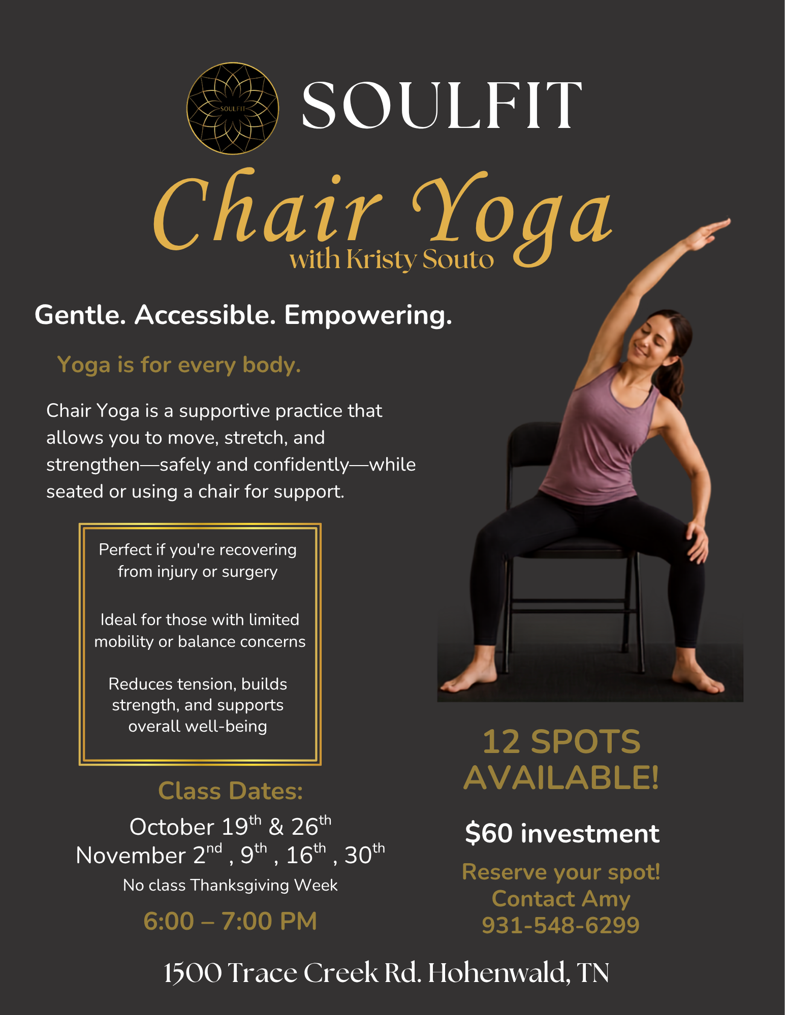 Chair Yoga with Kristy Souto