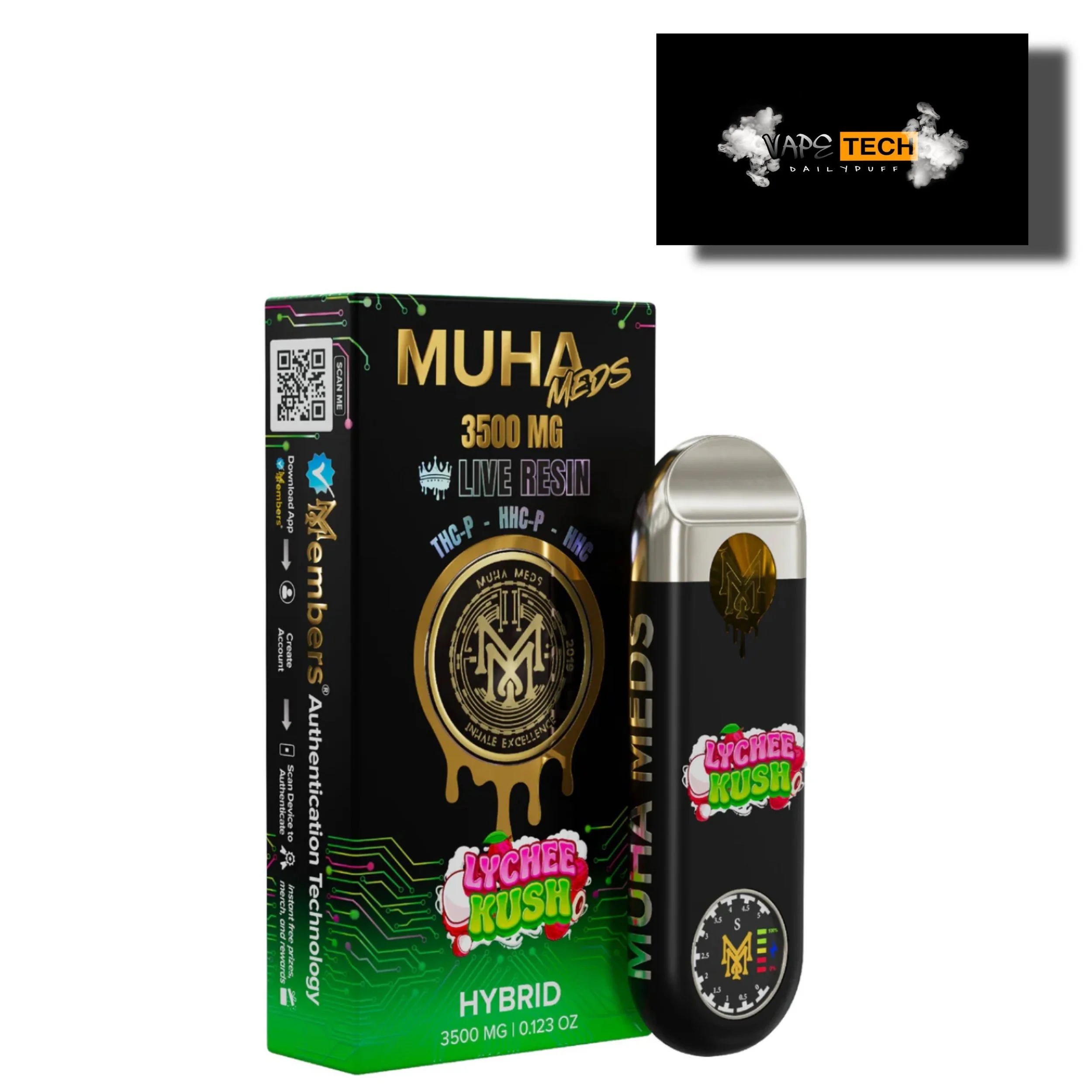 MUHA MEDS 3500MG LIVE RESIN DISPOSABLE (NEW STOCKS)