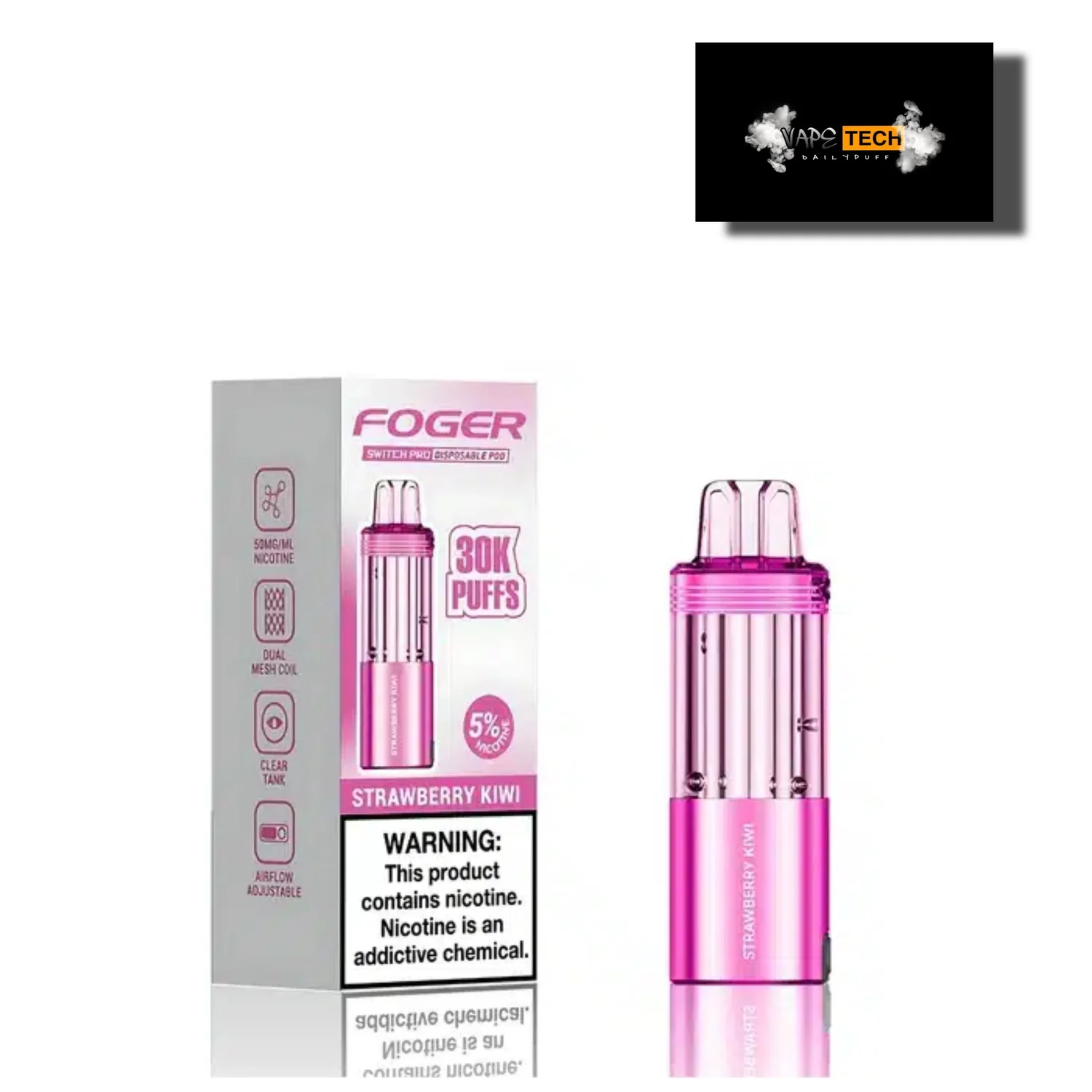 how much is elf bar vape Cherry Bomb FOGER Switch Pro Disposable main image 0