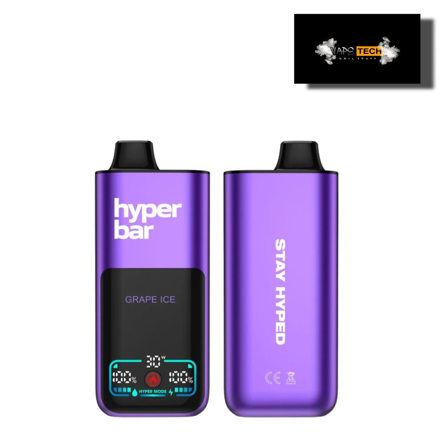 elfbar elfa master akku The Hyper Bar 38K Puffs Disposable! main image 1