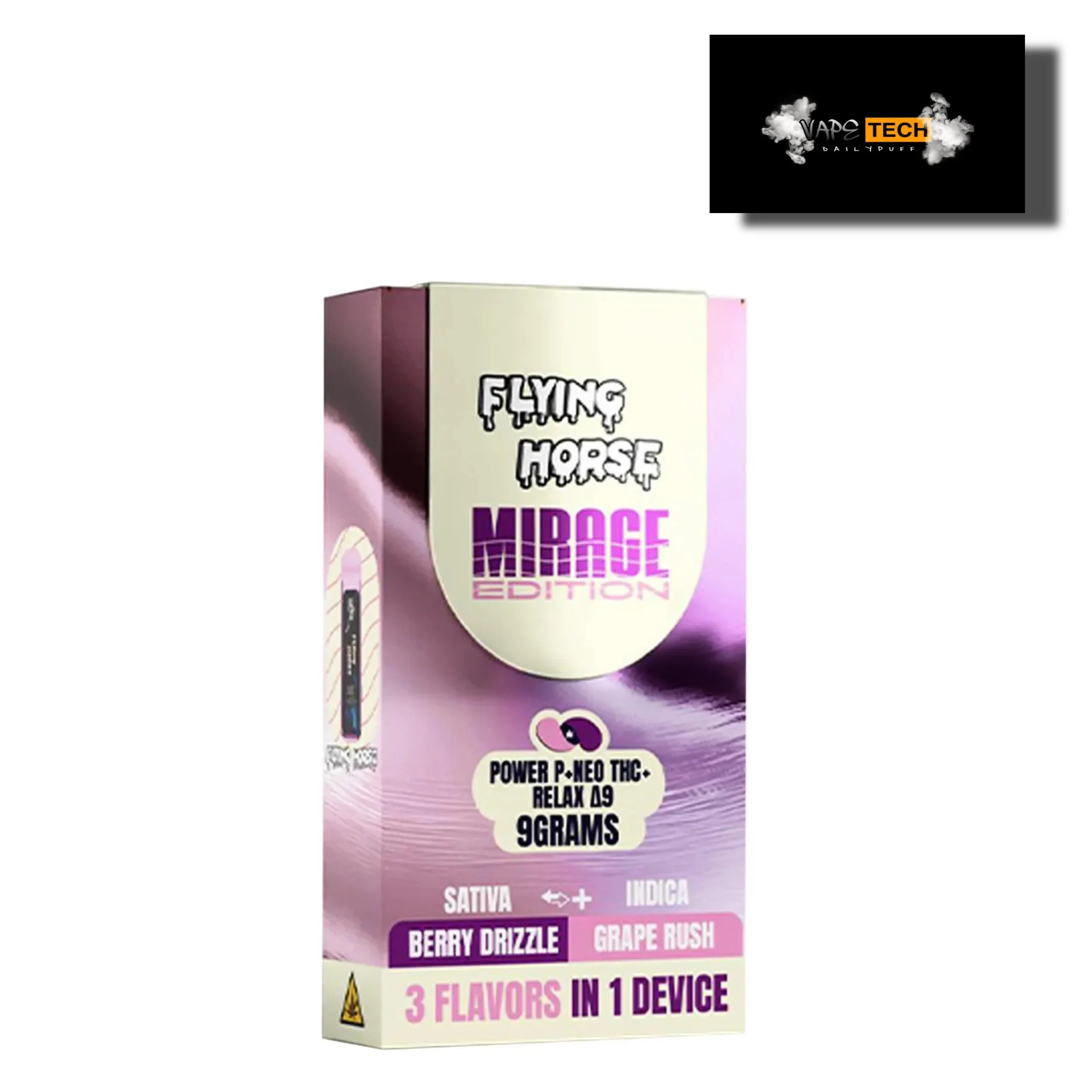 FLYING HORSE 3in1 MIRAGE EDITION VAPE 9GRAM (NEW STOCKS)