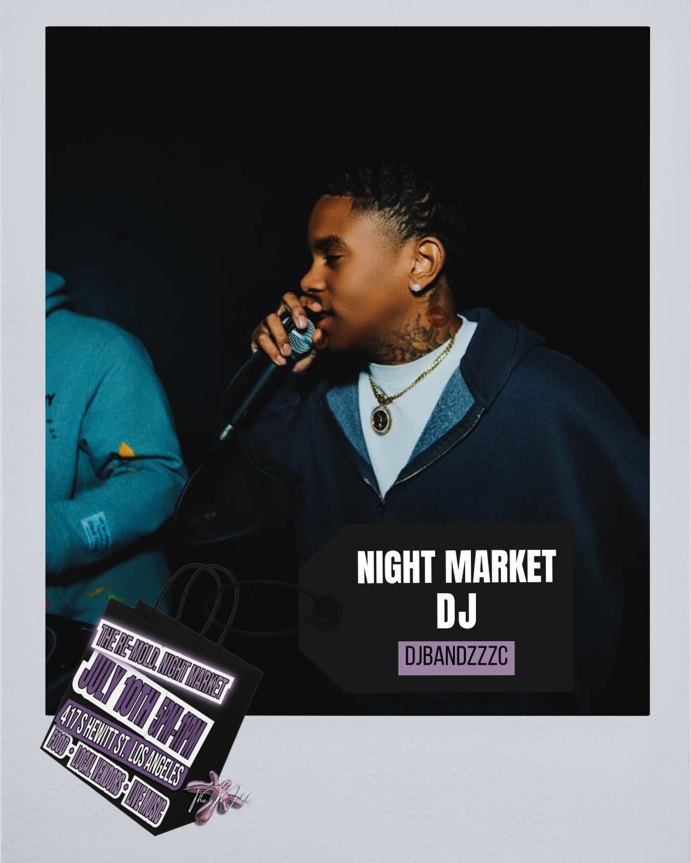 This Friday @djbandzzzc will be turning up the stage at our Re-Mold. Night Market! 💃🏽

Be sure to RSVP with the link in our bio for FREE, with a donation of clothes that will be donated to those in need!

Hope to see you there tearing it up! 

July