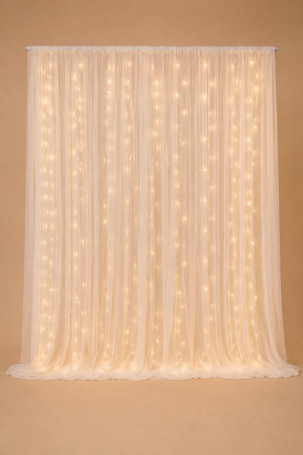Tulle & Lights Backdrop | 10' x 10' Size | Stand Not Included | $15/ea | 2 sets available