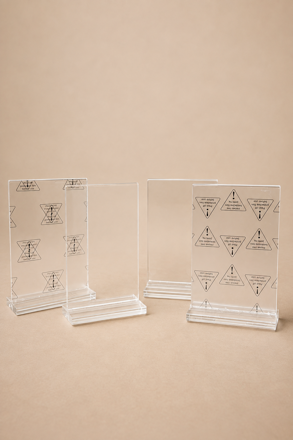 Table Number & Sign Holder | Acrylic 4" x 6" Size | $1/ea | 32 available