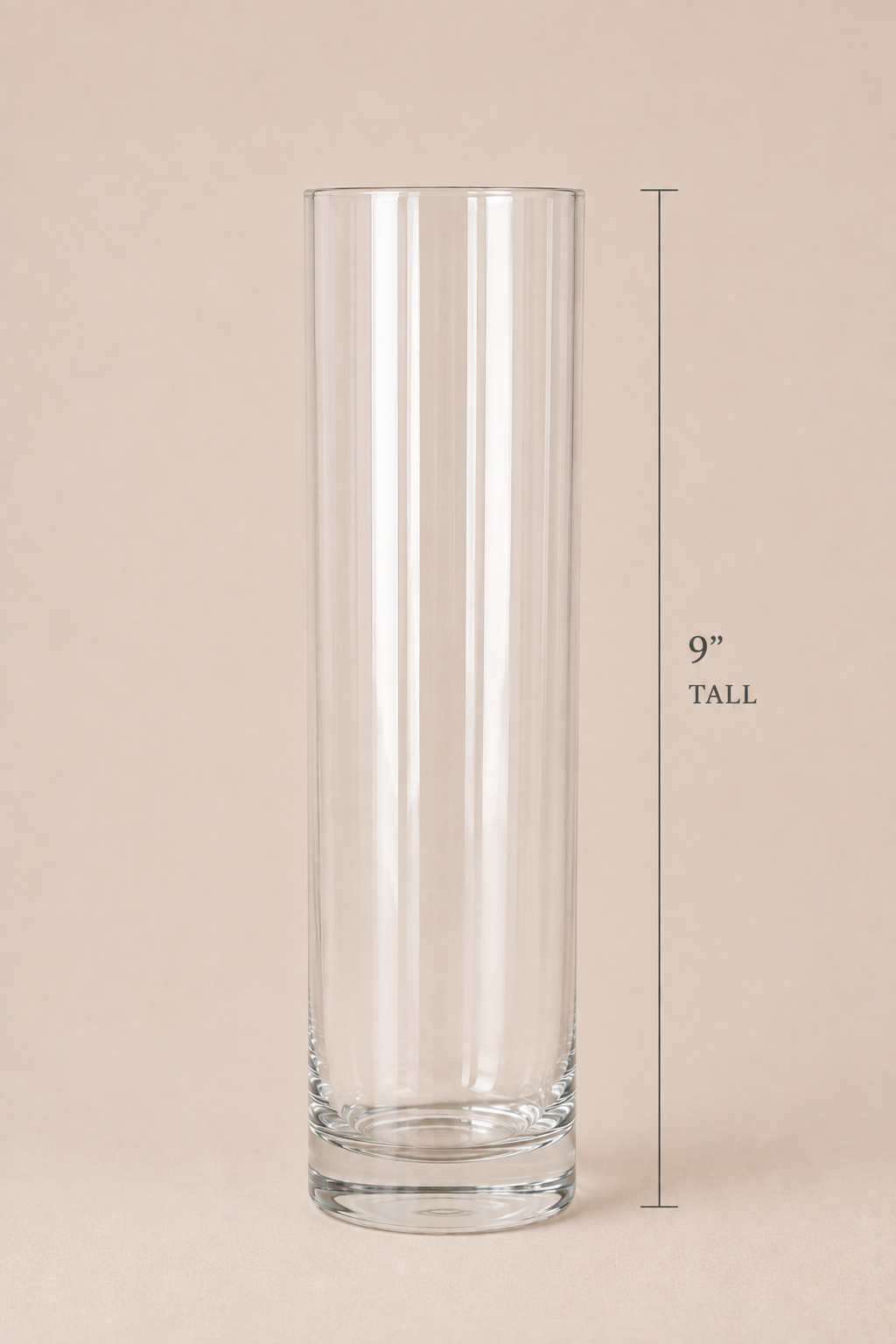 Clear Vases | 9" Tall | $2/ea | 26 available