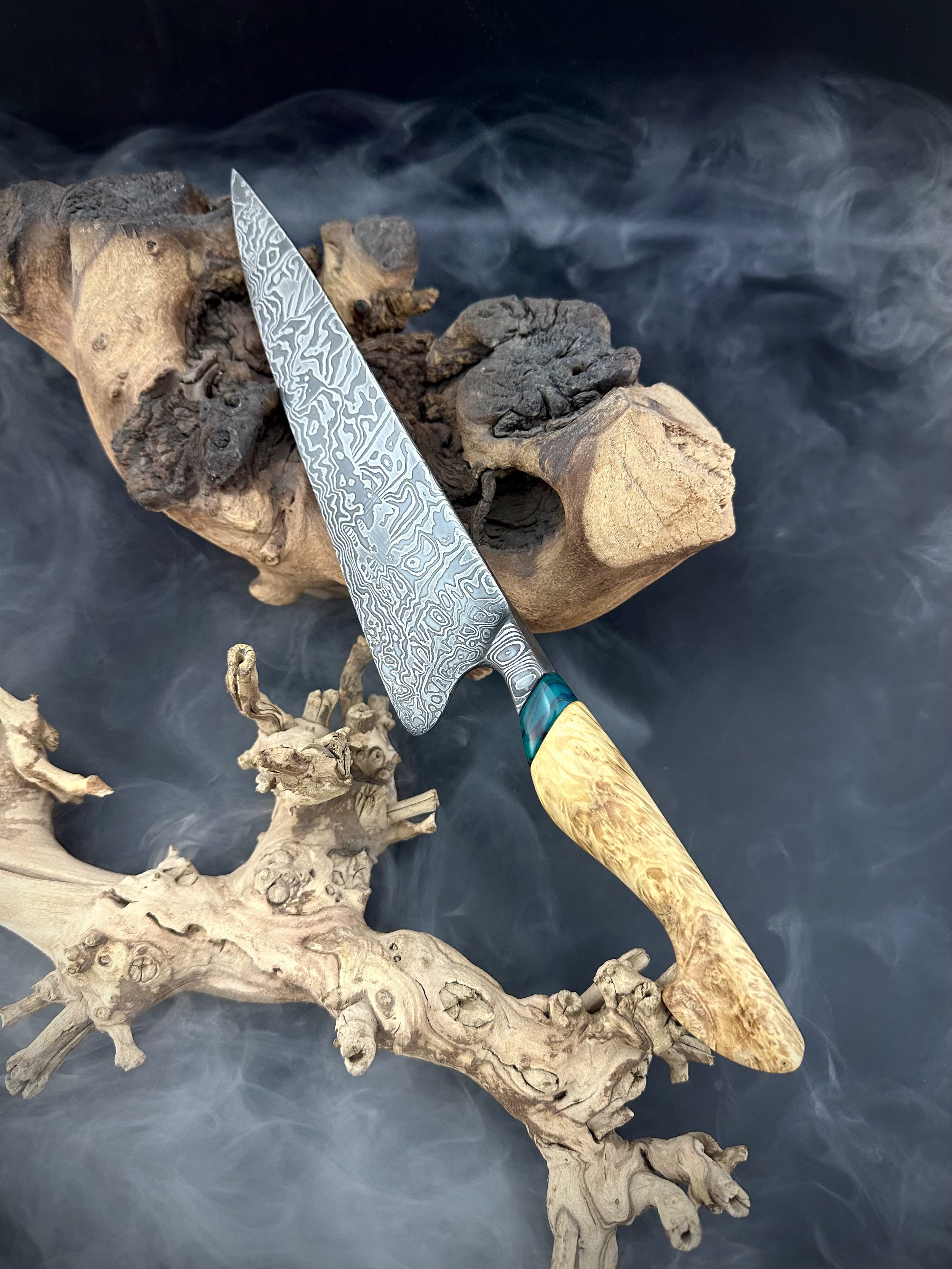 8.5" Integral Damascus chef