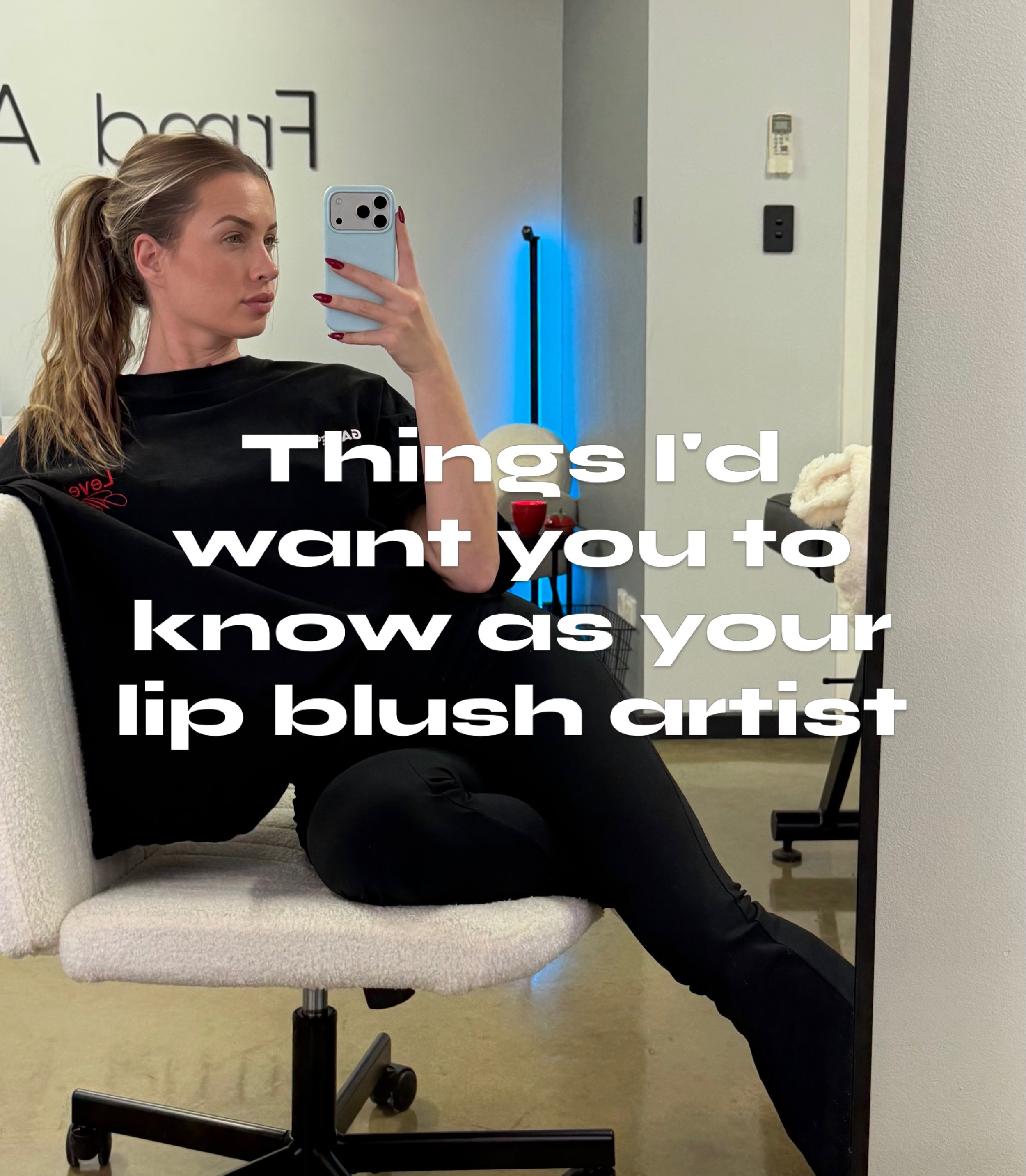 Conversation I have with every new client 💌
Saving you a few surprises before you book because the more you know beforehand the less scary it all feels

#lipblush 
Booking link in bio 💋