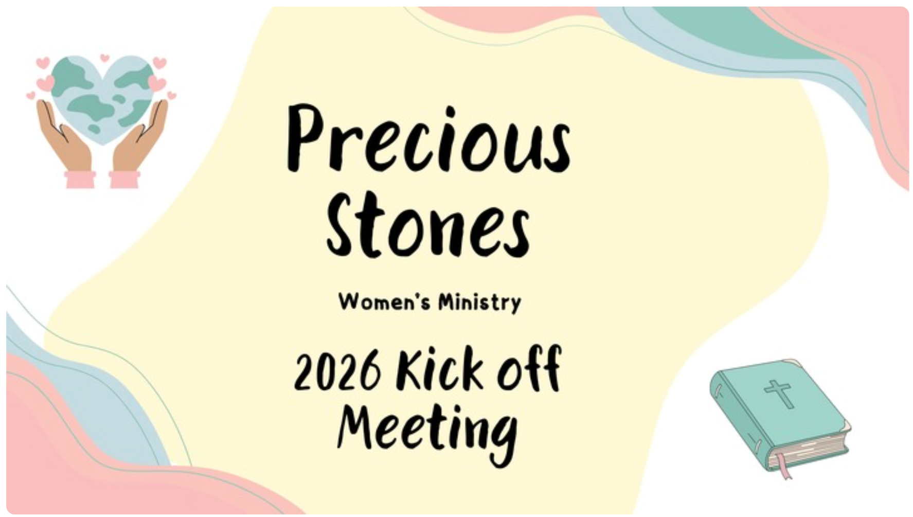 Precious Stones Women’s Ministry Kickoff Meeting